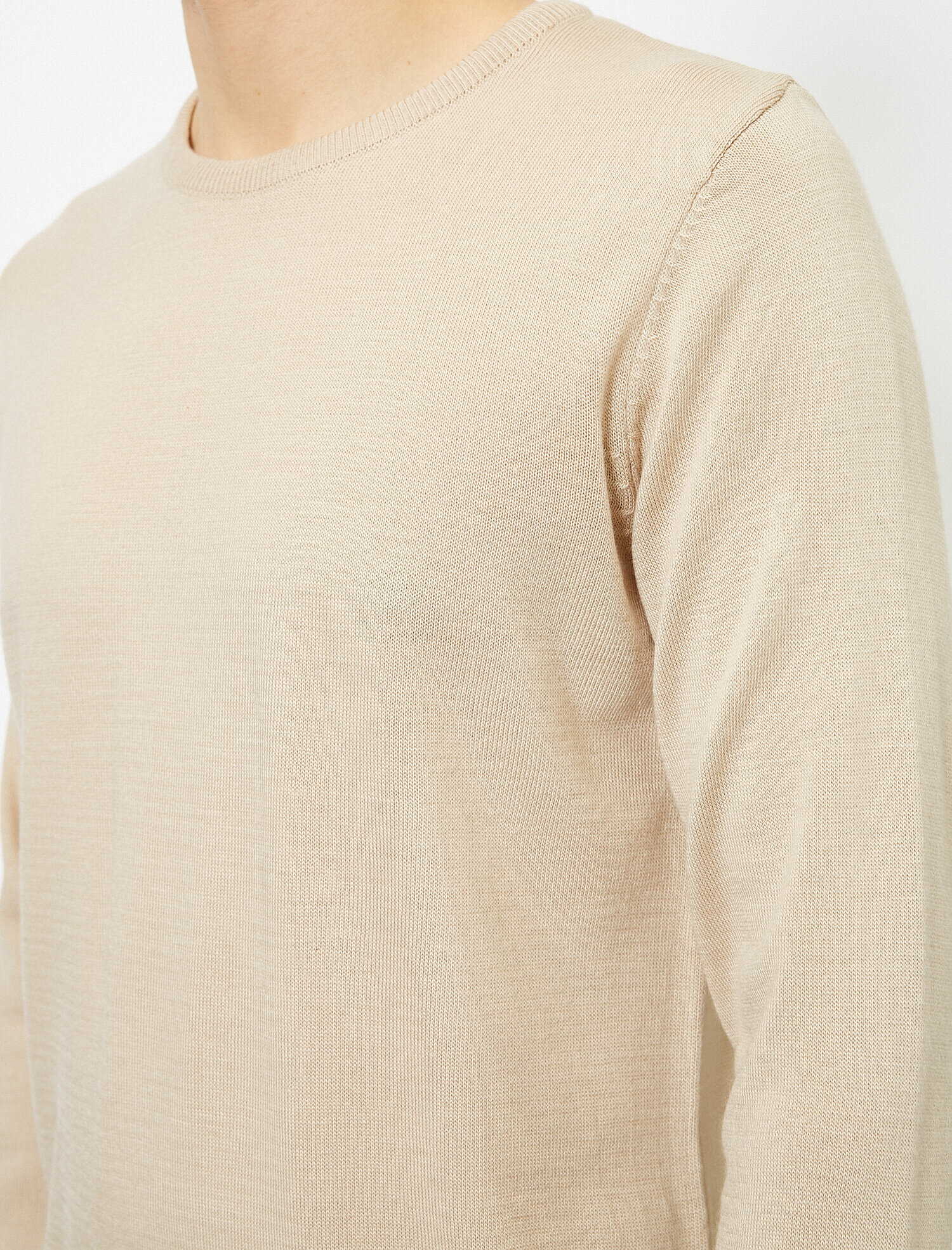   Bisiklet Yaka Triko Kazak