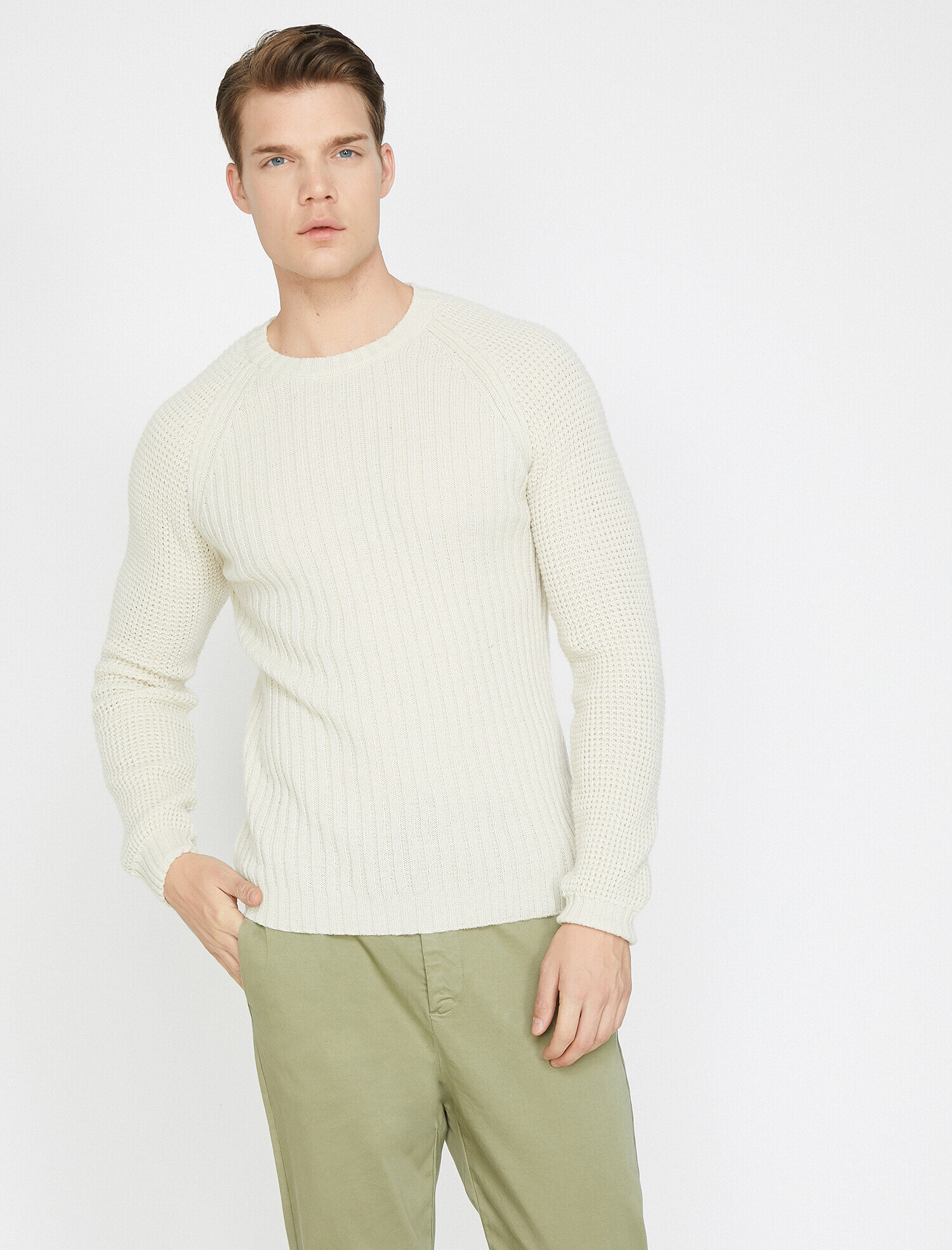   Örgülü Triko Kazak