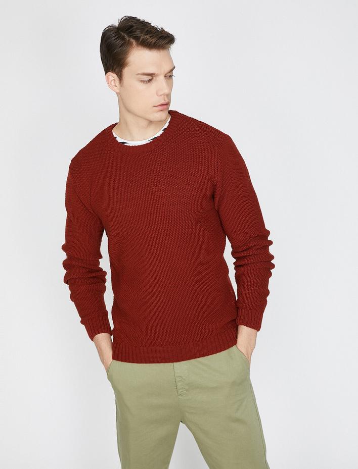  Bisiklet Yaka Triko Kazak