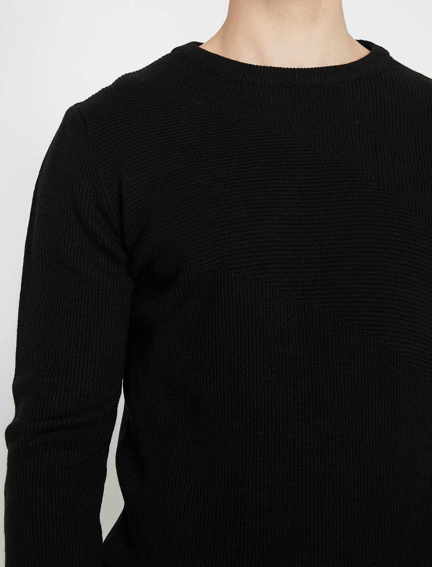   Bisiklet Yaka Triko Kazak