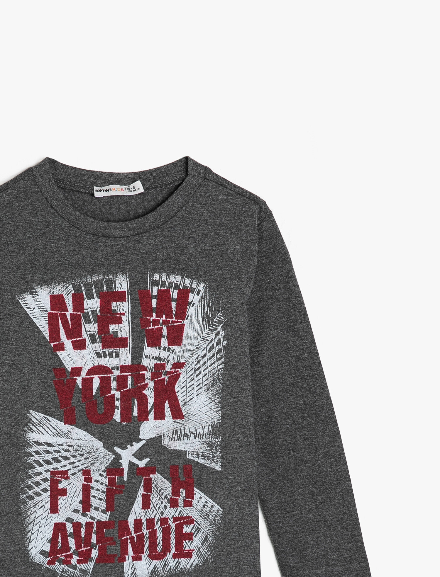 Erkek Çocuk Baskılı Tişört Uzun Kollu