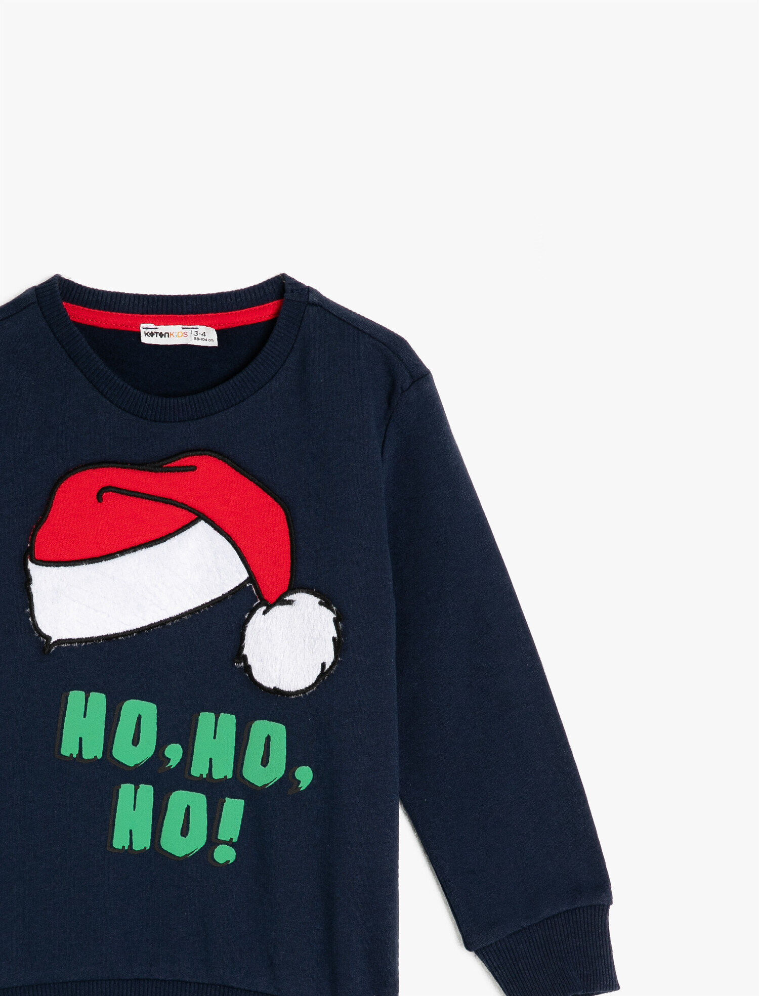  Erkek Çocuk Pamuklu Uzun Kollu Bisiklet Yaka Baskılı Sweatshirt Uzun Kollu