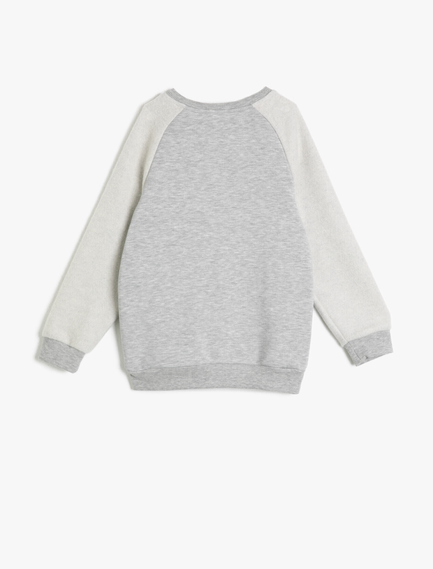 Erkek Çocuk Baskılı Sweatshirt Uzun Kollu Bisiklet Yaka