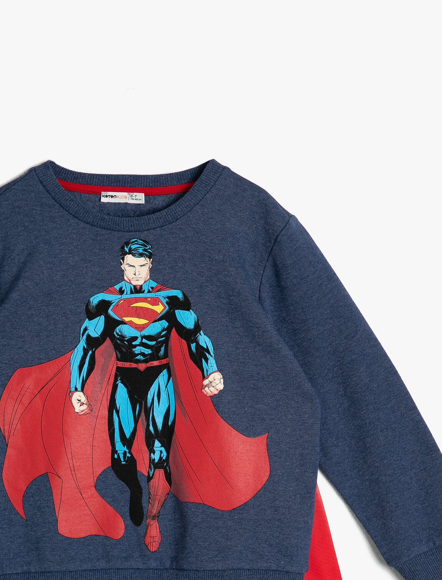 Erkek Çocuk Superman Lisanslı Baskılı Sweatshirt