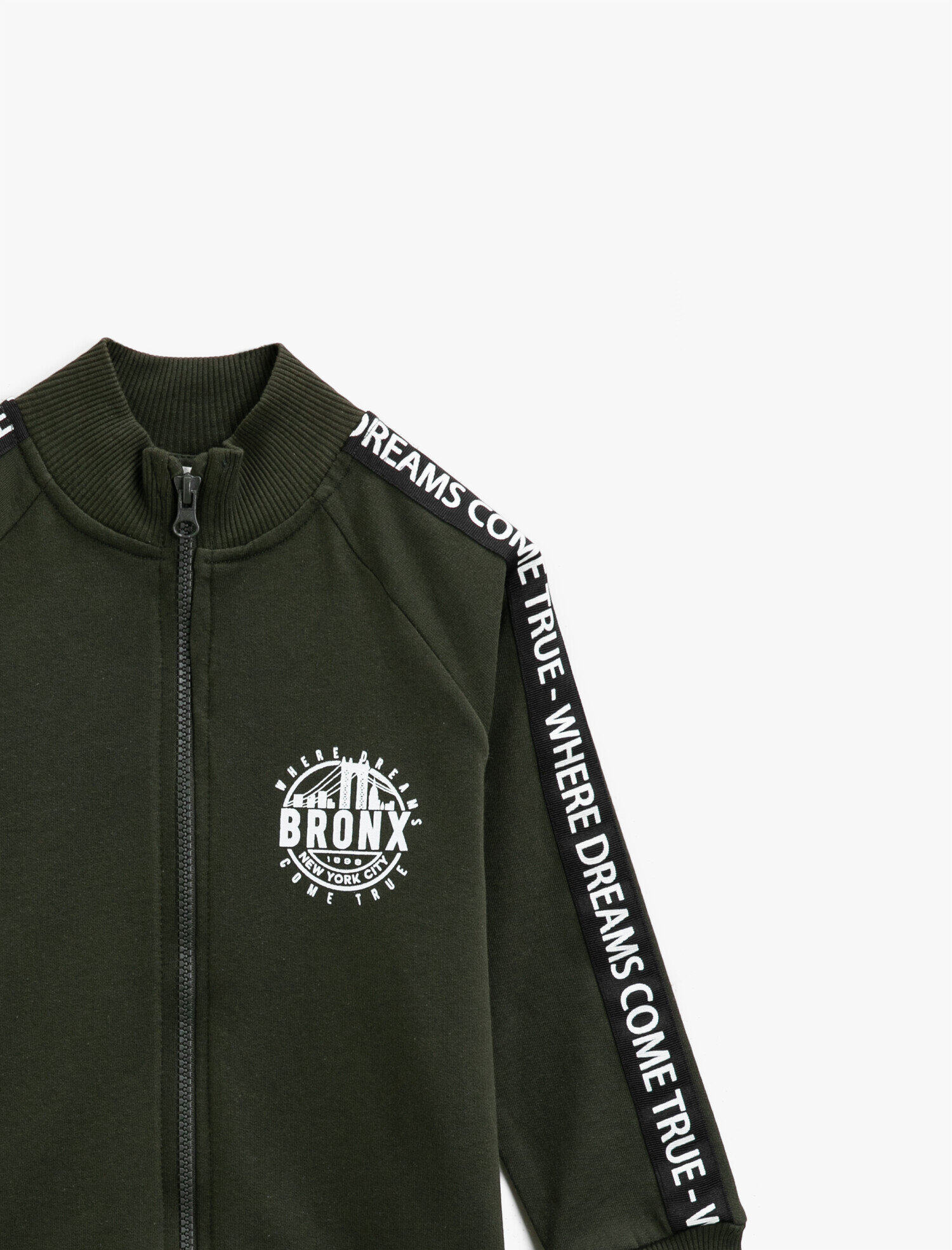 Erkek Çocuk Fermuar Detaylı Sweatshirt