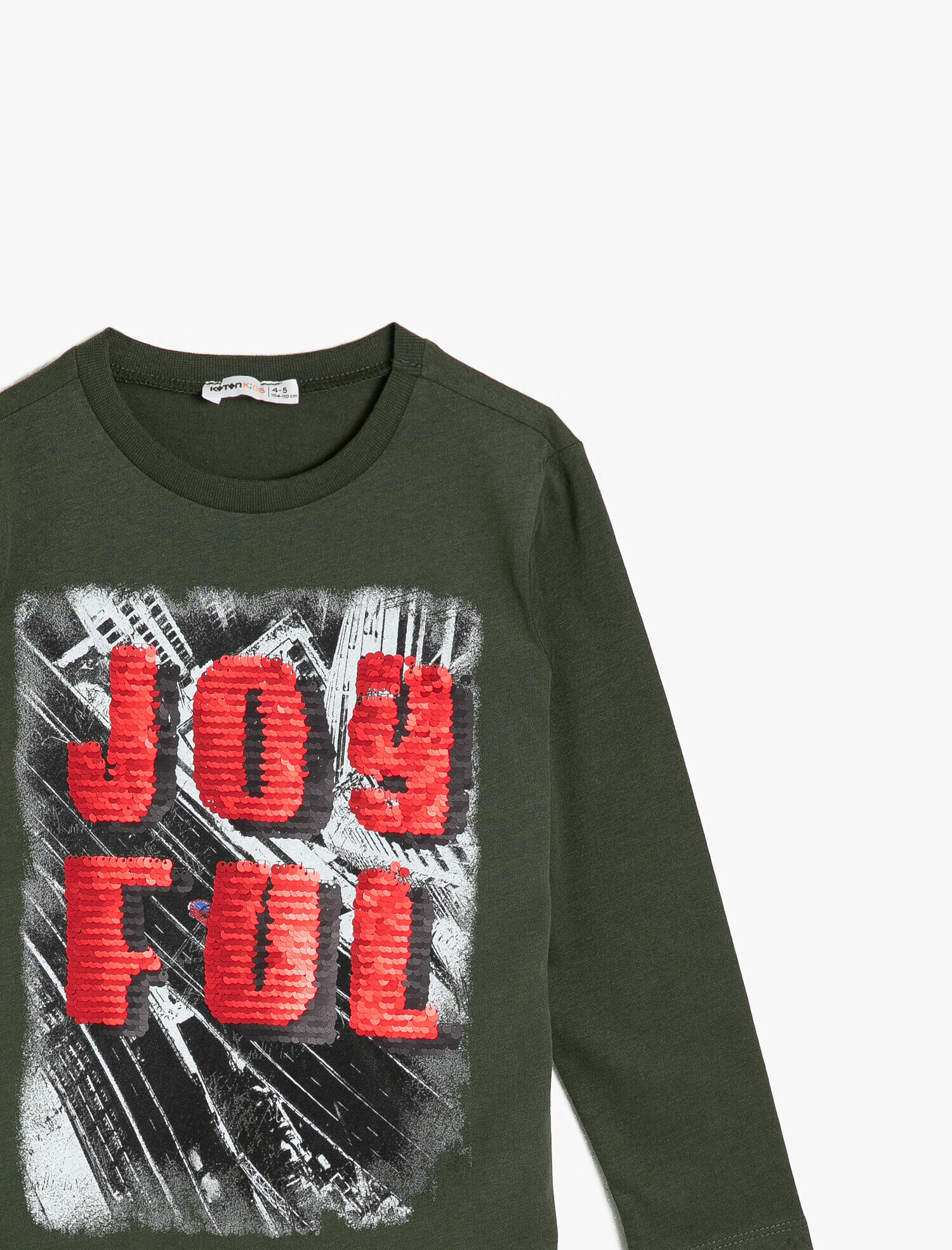  Erkek Çocuk Baskılı Tişört Uzun Kollu