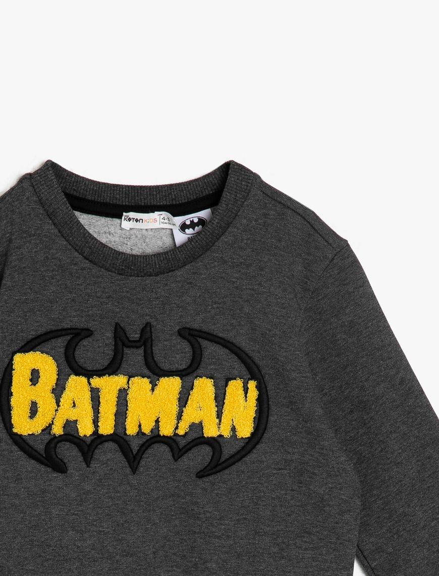  Erkek Çocuk Batman Lisanslı Sweatshirt