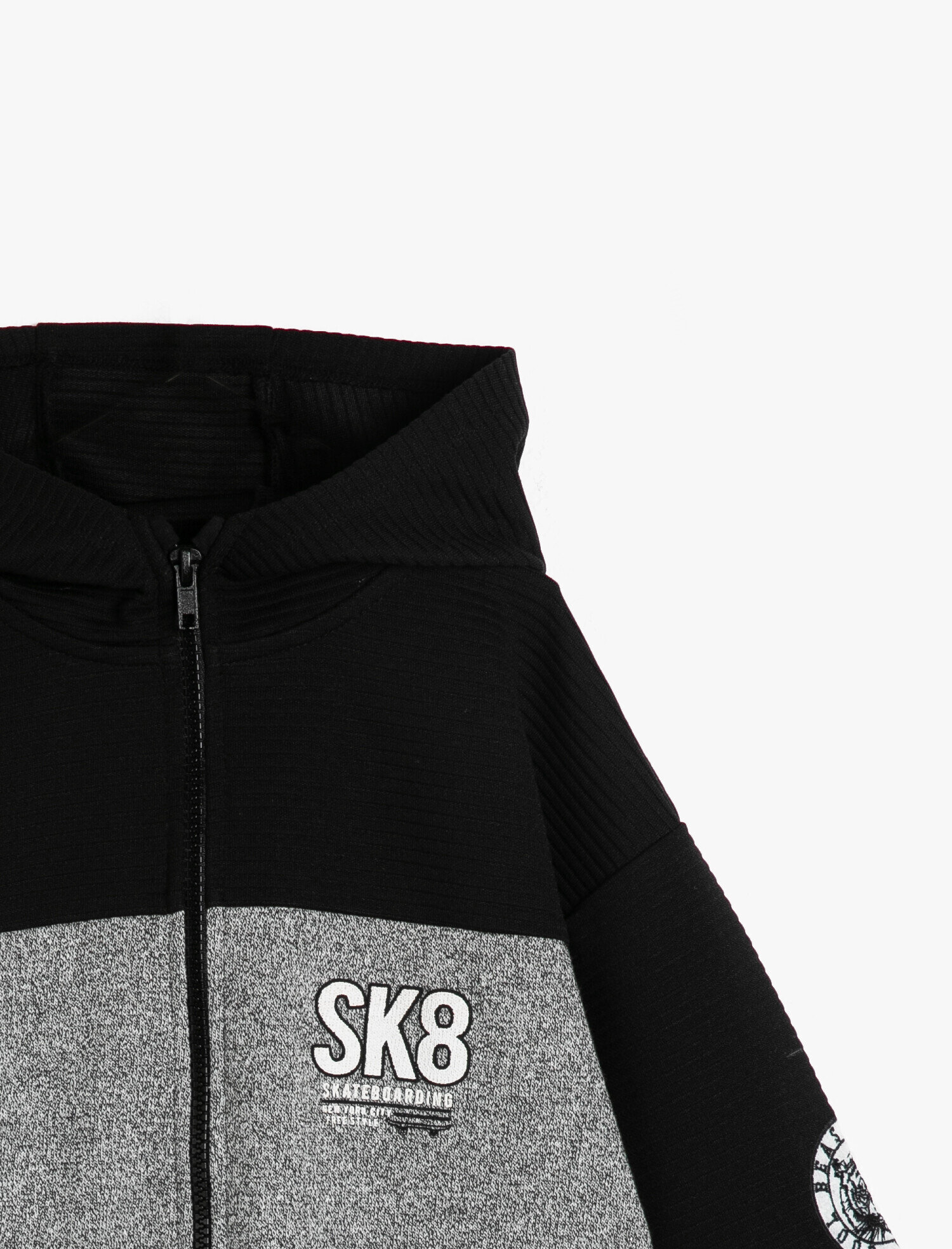 Erkek Çocuk Fermuar Detaylı Sweatshirt