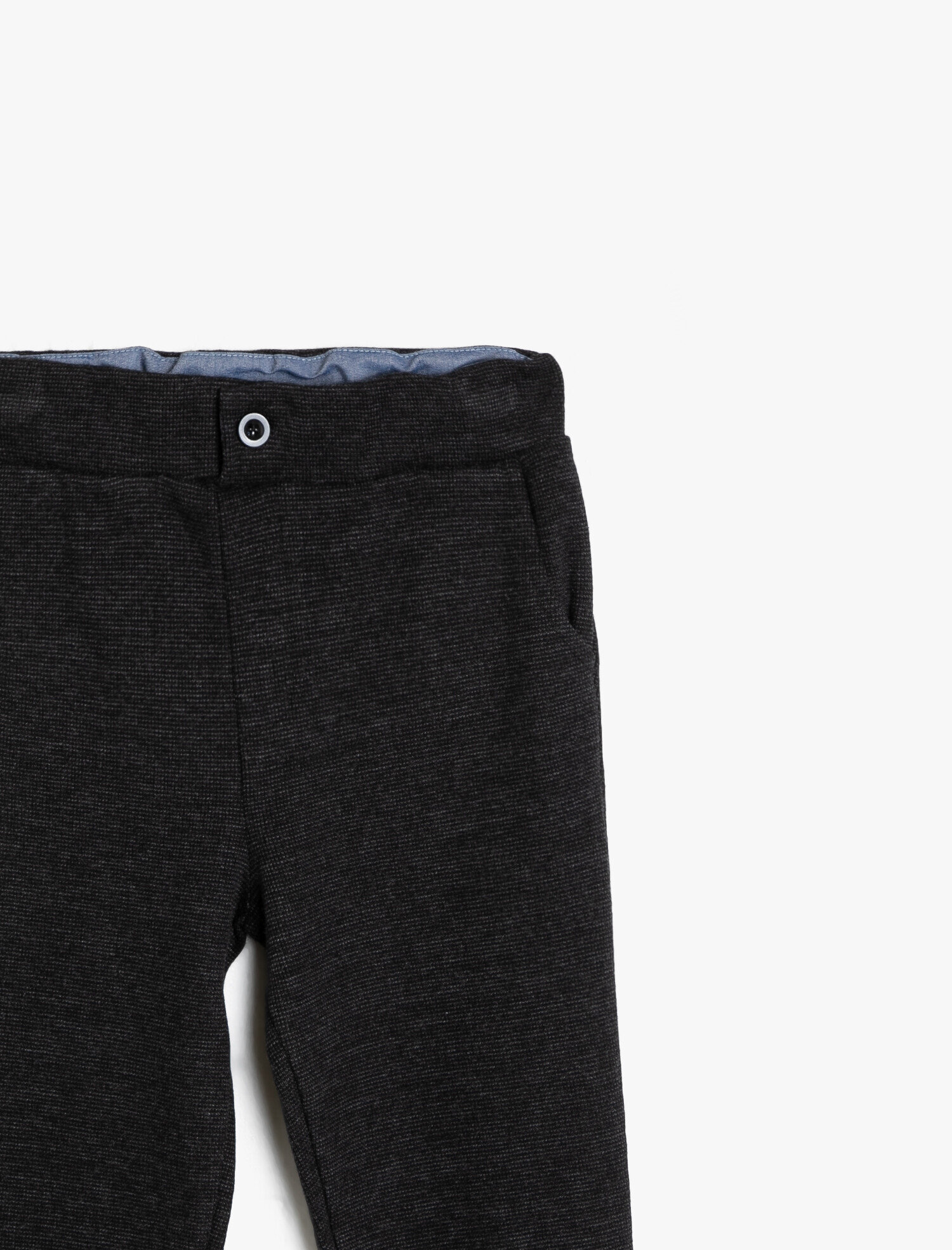 Erkek Çocuk Düğme Detaylı Eşofman Altı