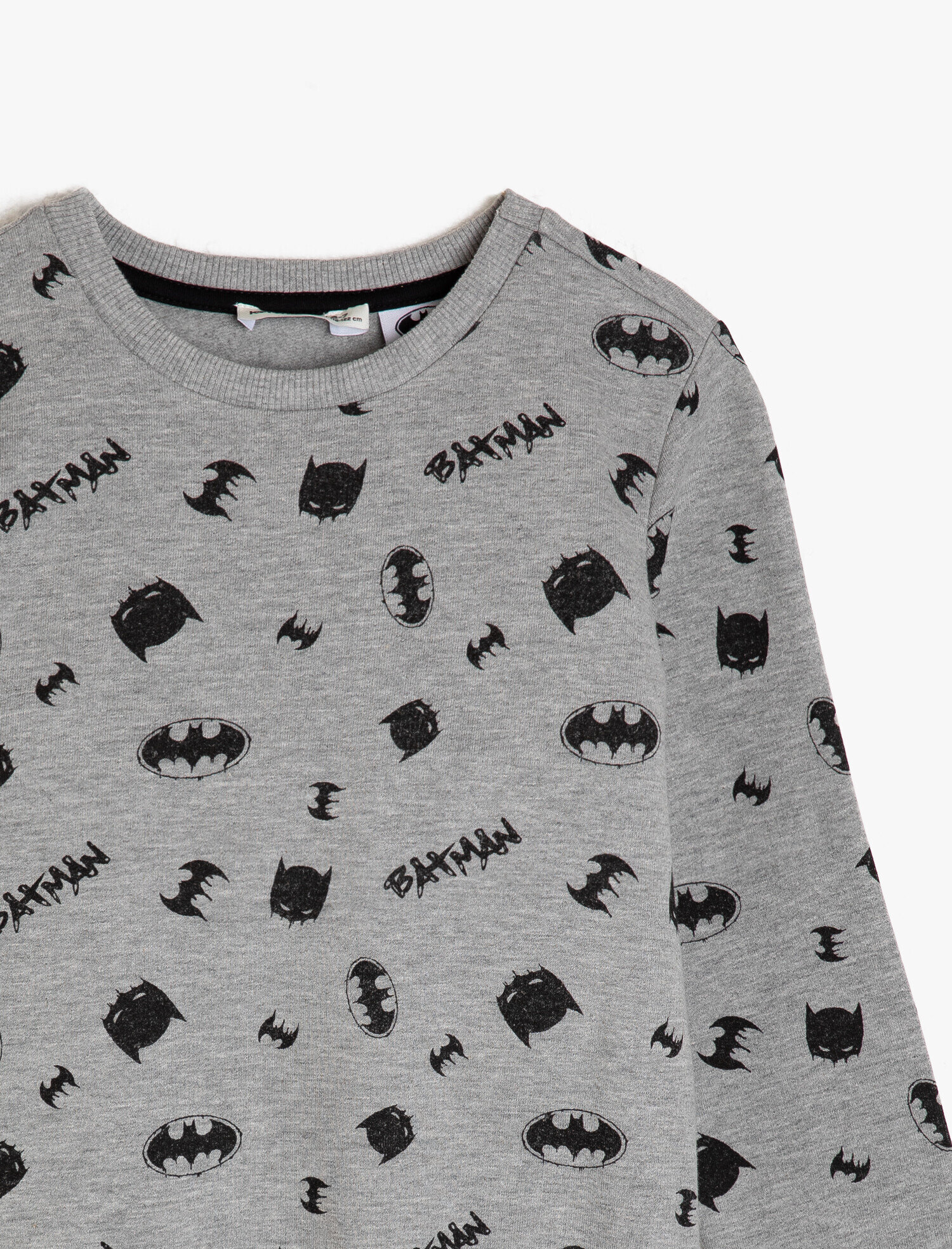 Erkek Çocuk Batman Lisanslı Baskılı Sweatshirt
