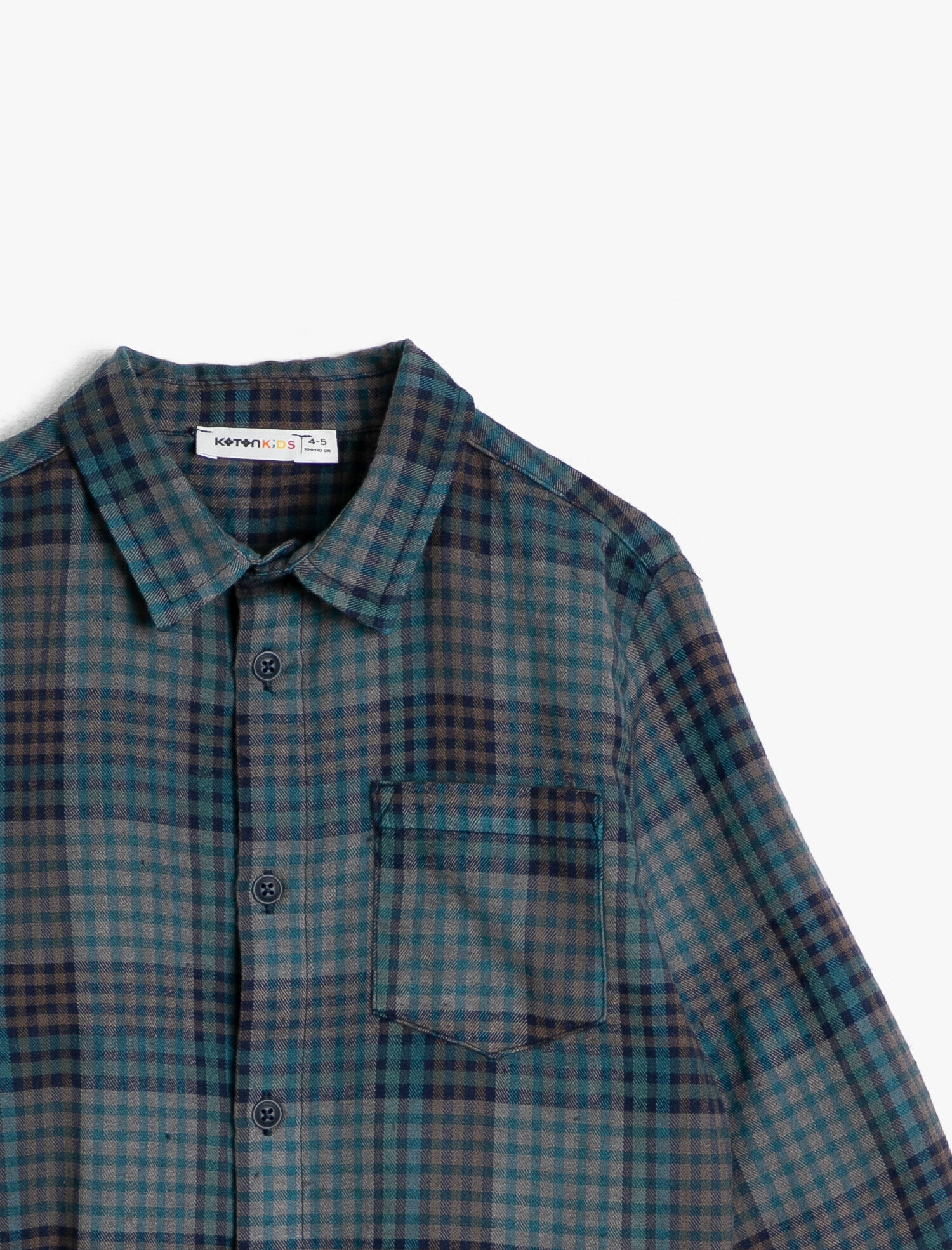  Erkek Çocuk Kareli Gömlek