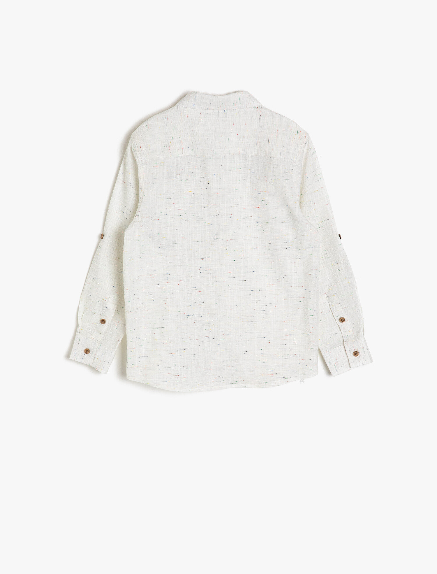  Erkek Çocuk İşlemeli Gömlek Uzun Kollu Cep Detaylı