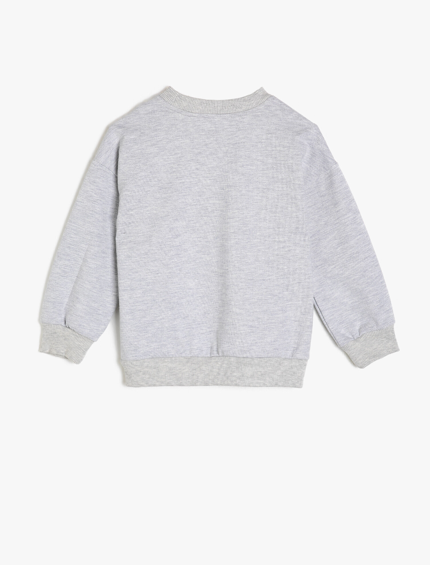  Kız Çocuk Pul Detaylı Sweatshirt