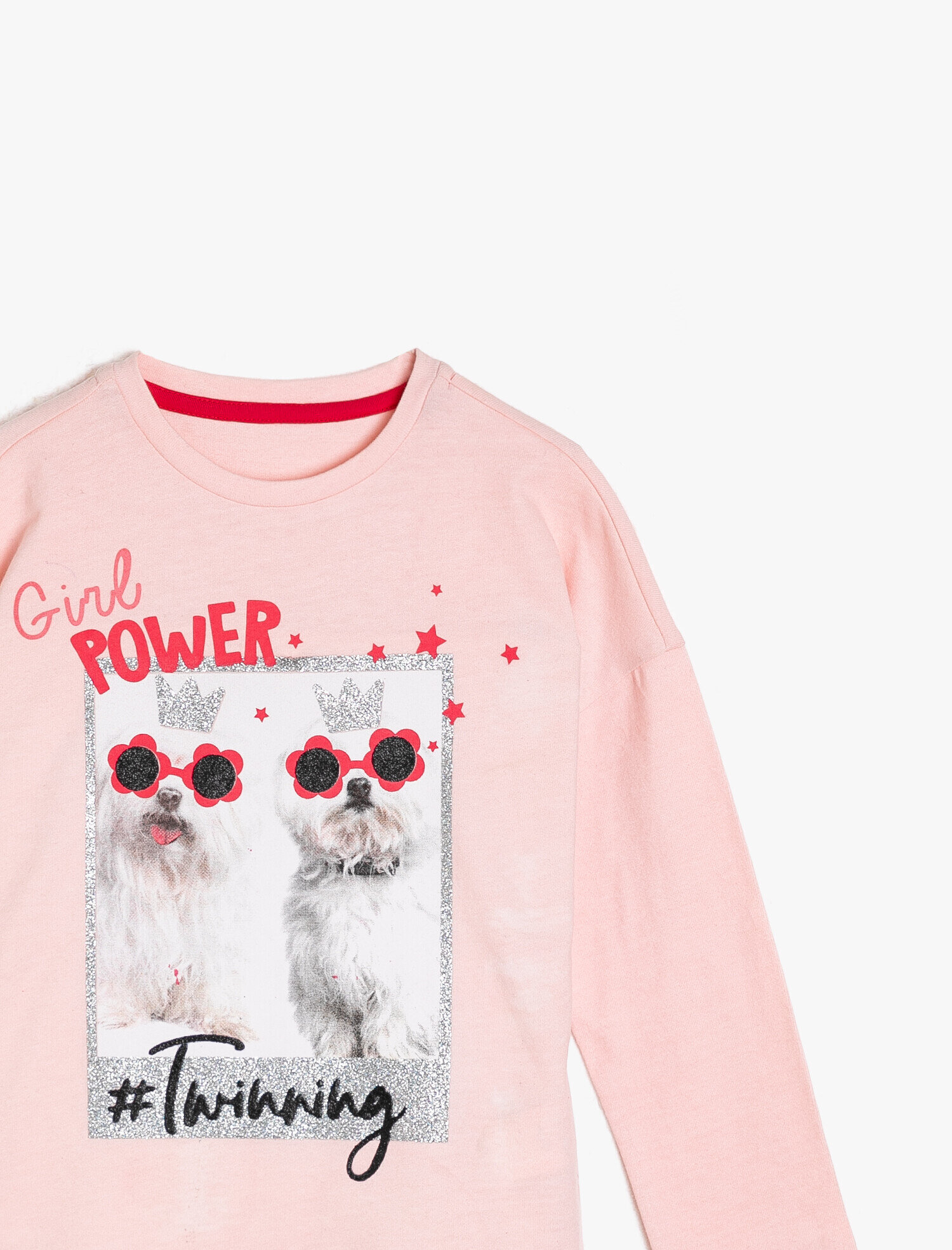 Kız Çocuk Koton Kids Friends Yazılı Baskılı Tişört