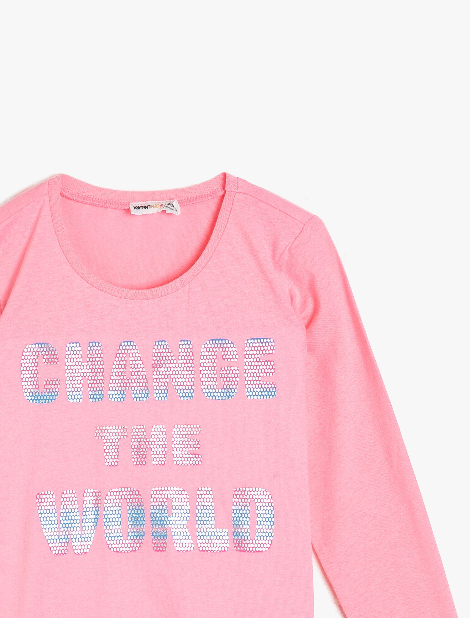  Kız Çocuk Uzun Kollu Baskılı Tişört