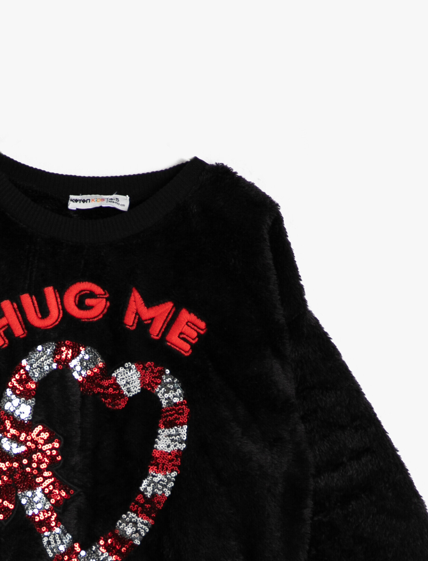 Kız Çocuk Pul Detaylı Sweatshirt