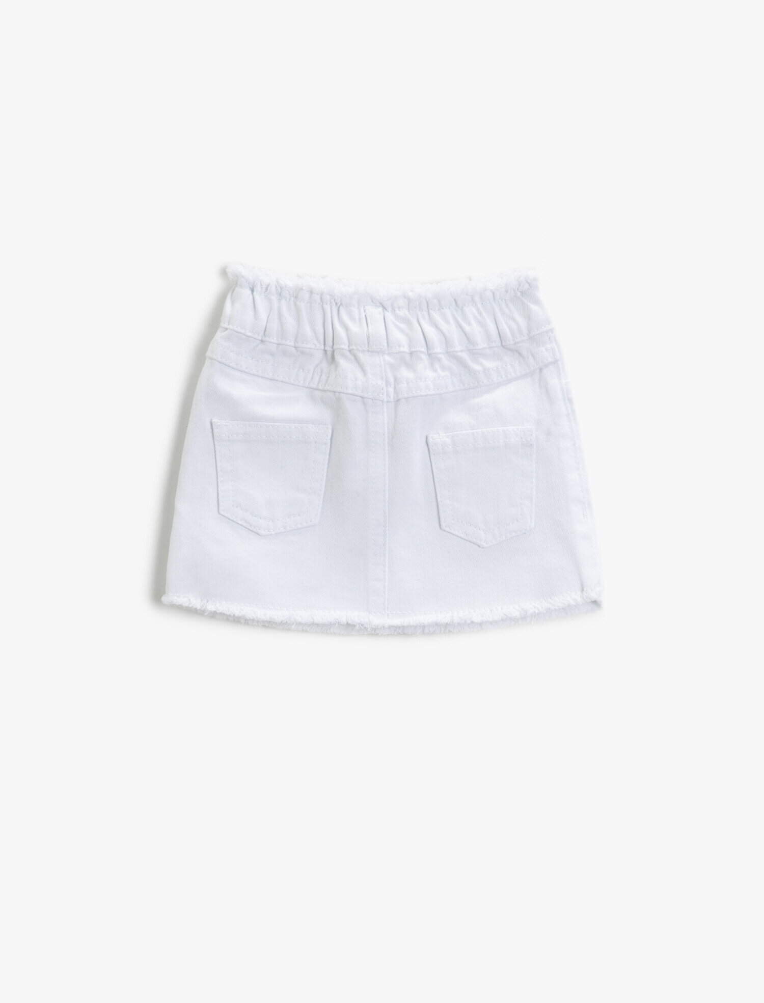 Kız Bebek Denim Mini Etek Beli Lastikli