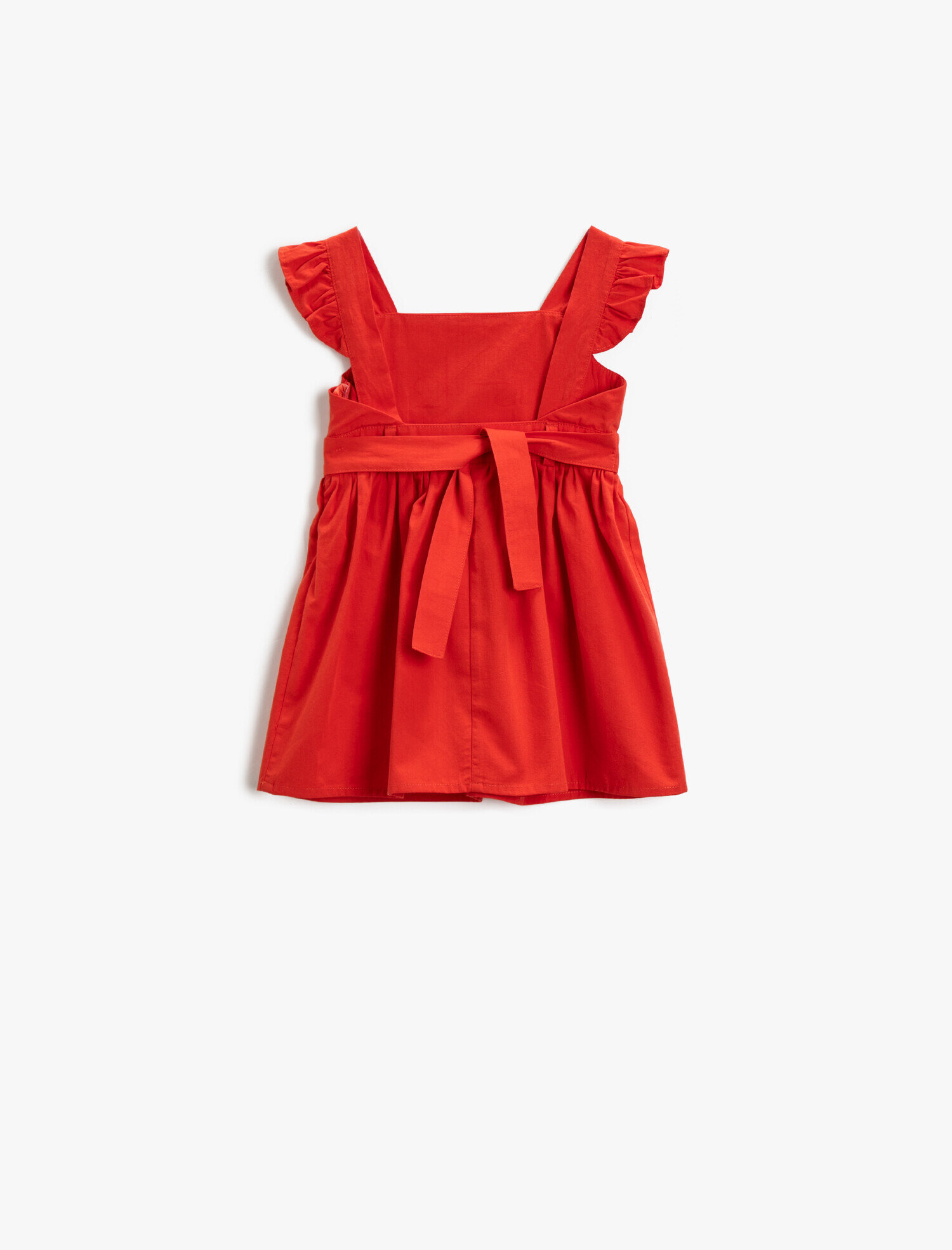  Kız Bebek Fırfırlı Elbise Pamuklu