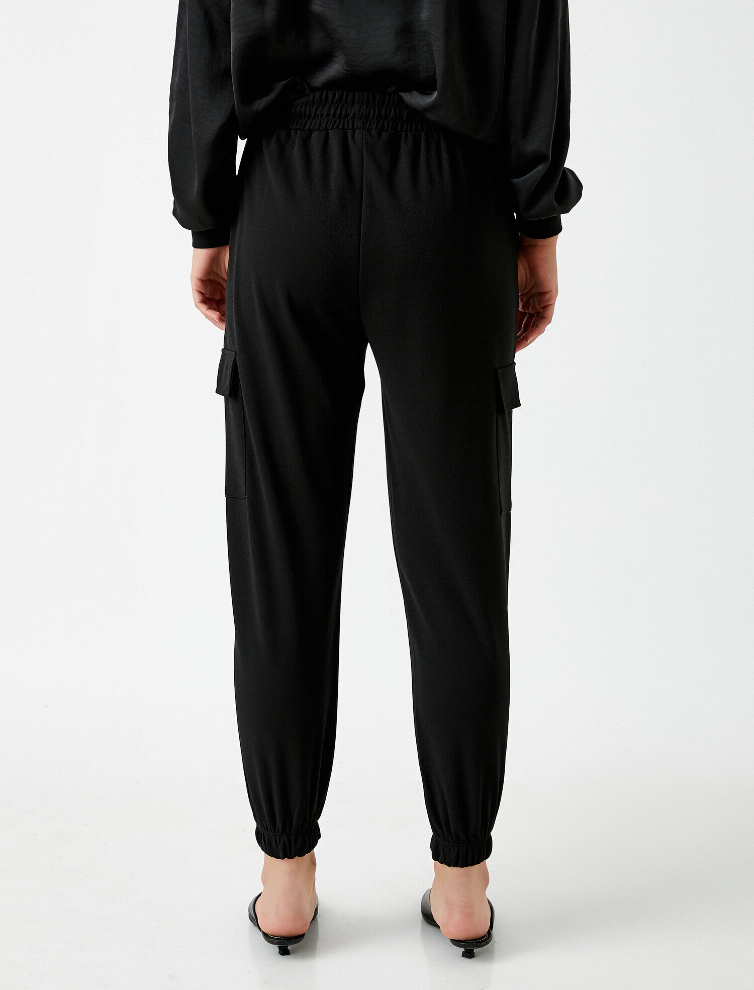   Jogger Pantolon Beli Paçası Lastikli