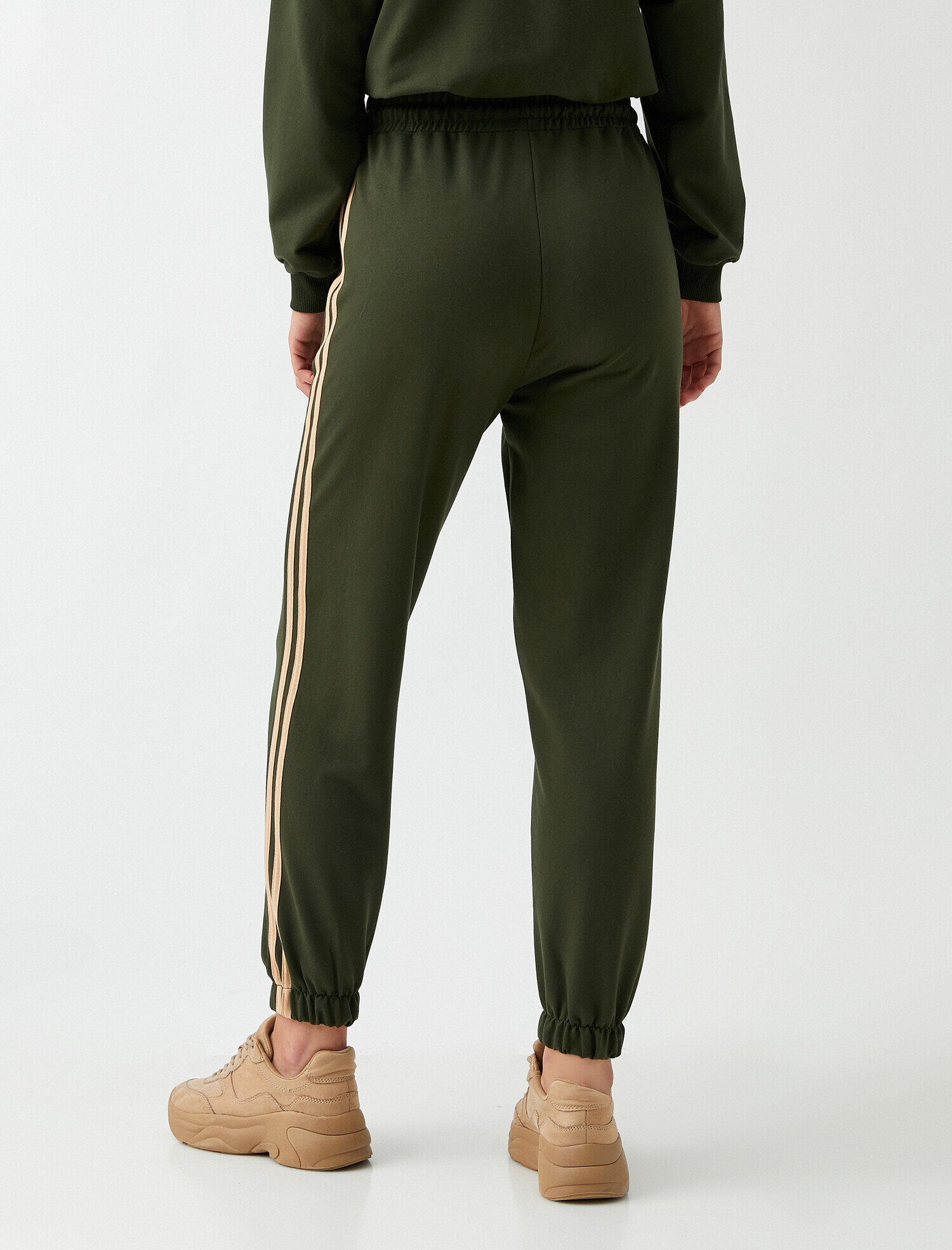   Beli Bağlamalı Eşofman Altı Pamuklu