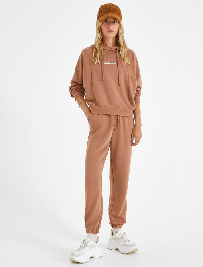  Jogger Eşofman Altı Belden Bağlamalı