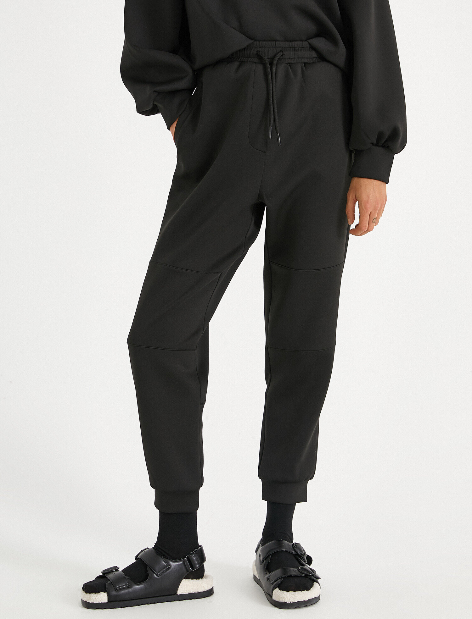   Yüksek Bel Gizli Cepli Jogger Eşofman Altı