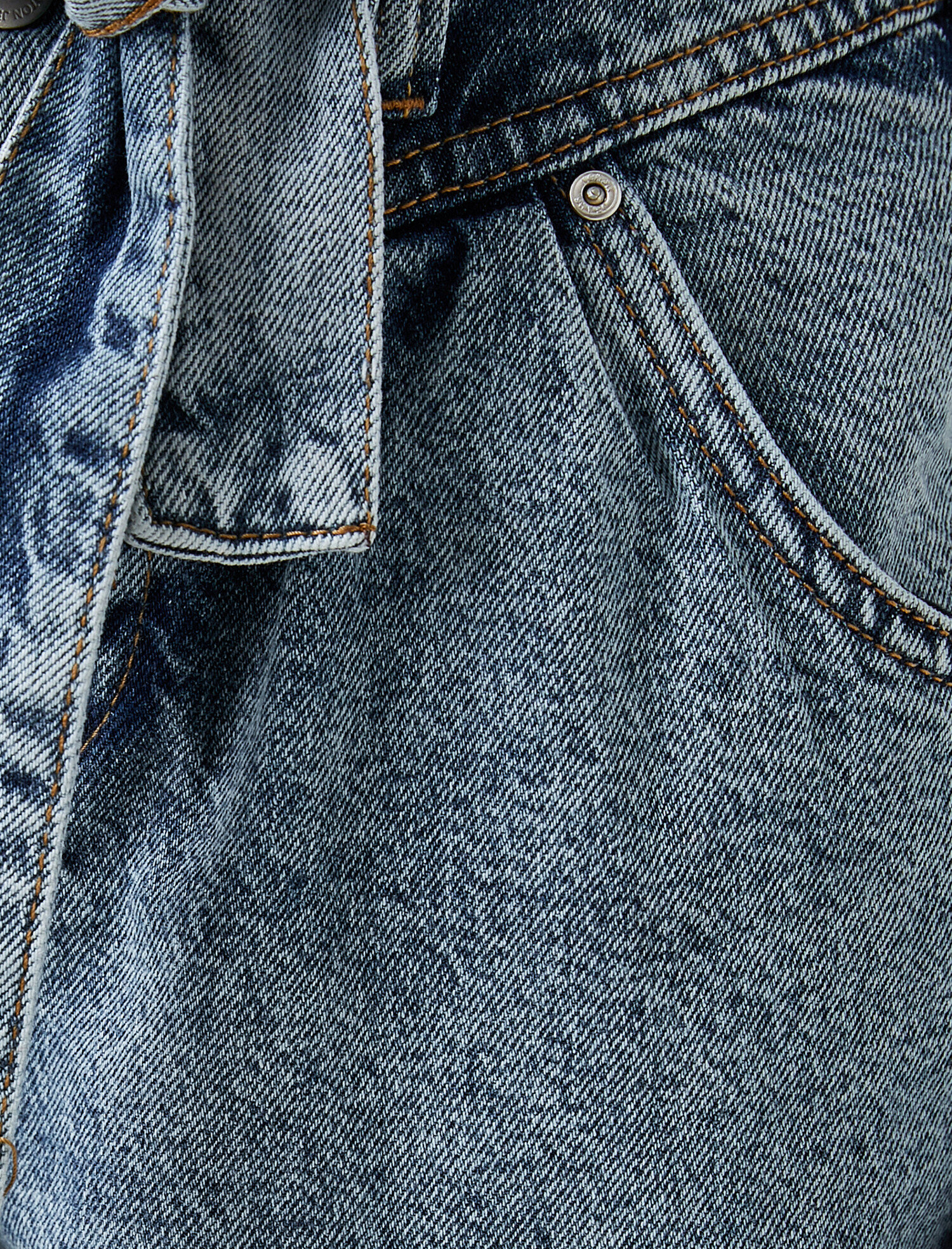   Yüksek Bel Normal Paça Kot Pantolon - Mom Jean