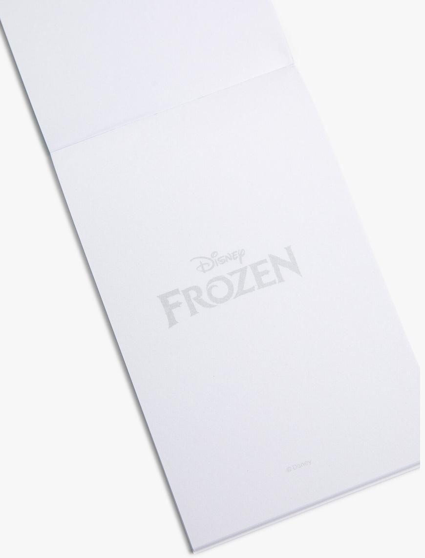  Kadın Frozen Lisanslı Hologramlı Not Defteri