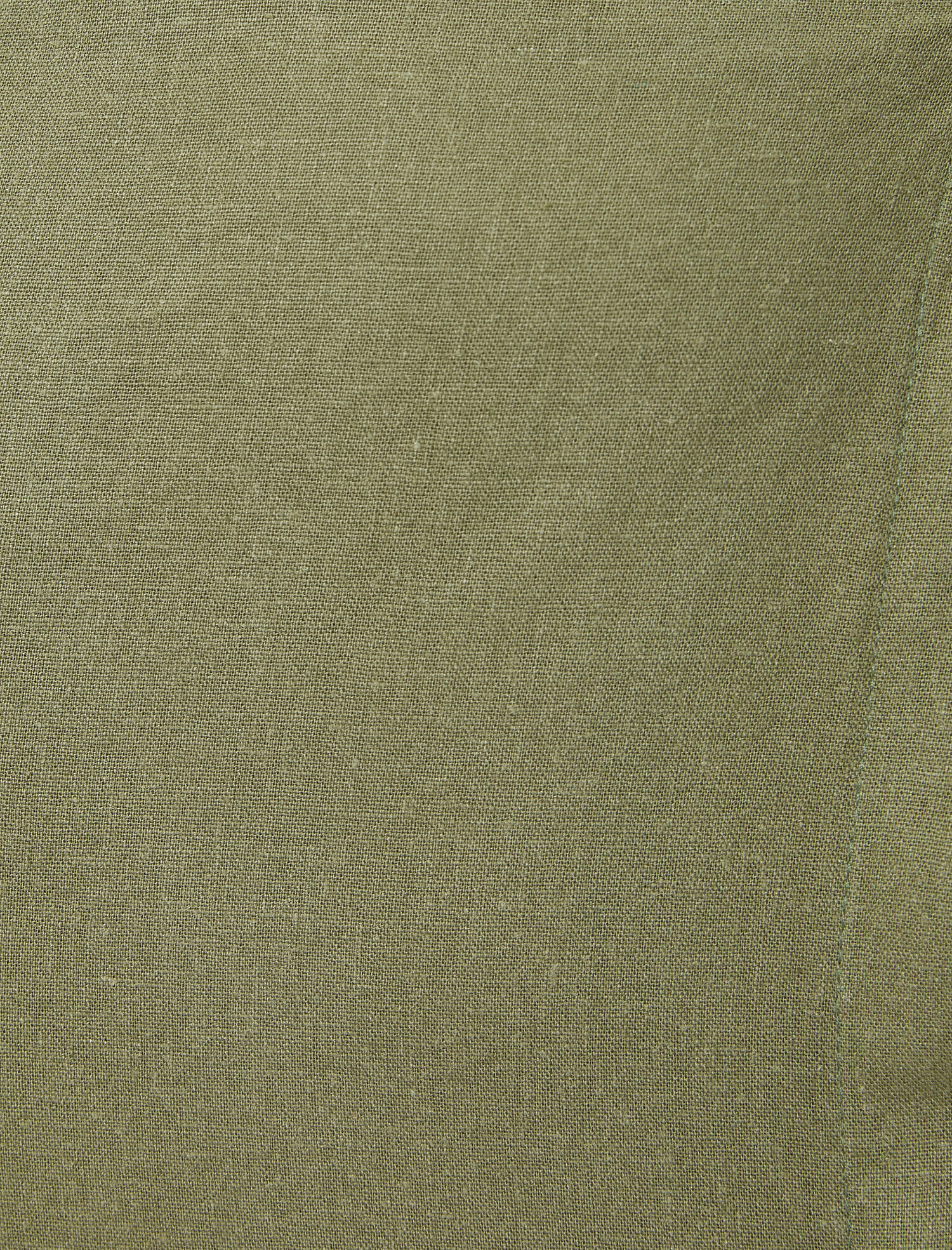   Beli Bağlamalı Yırtmaç Detaylı Midi Etek Keten Karışımlı