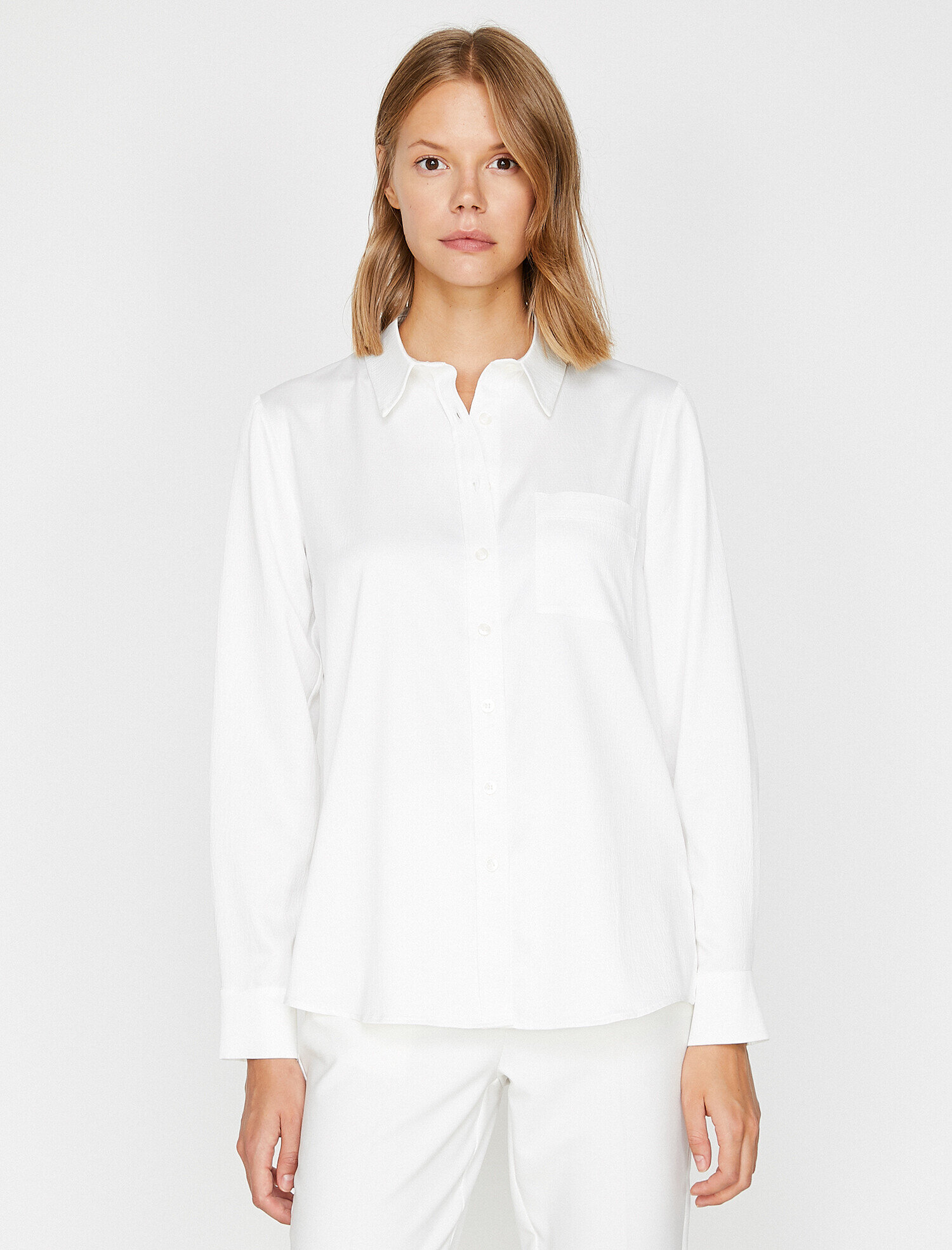   Cep Detaylı Gömlek