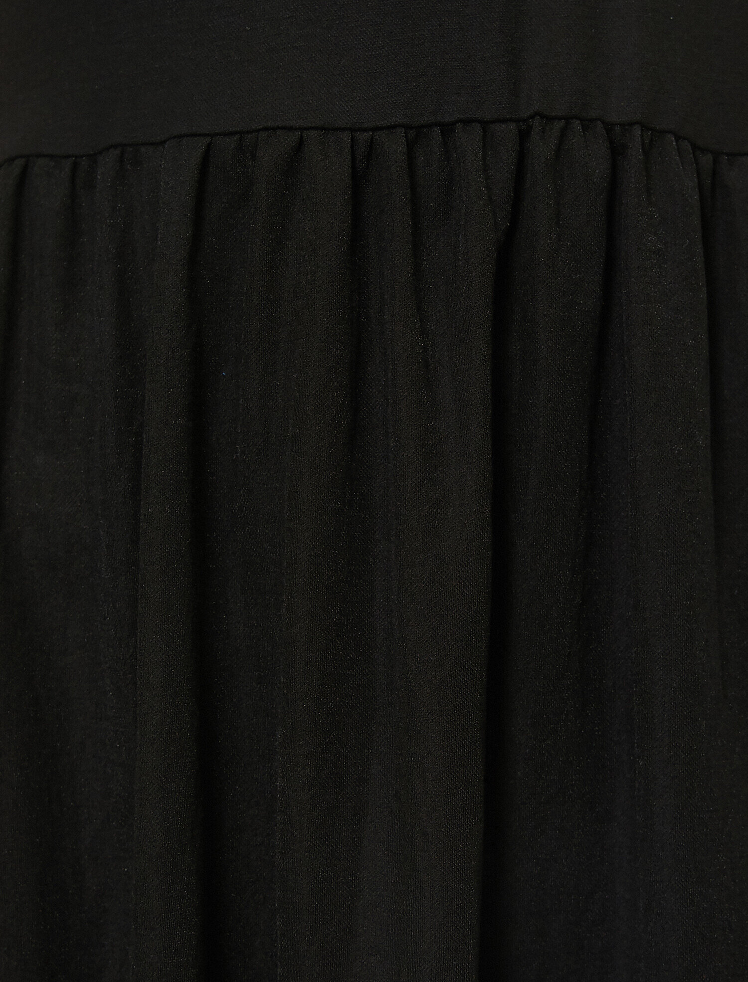   Bisiklet Yaka Kısa Kollu Mini Elbise