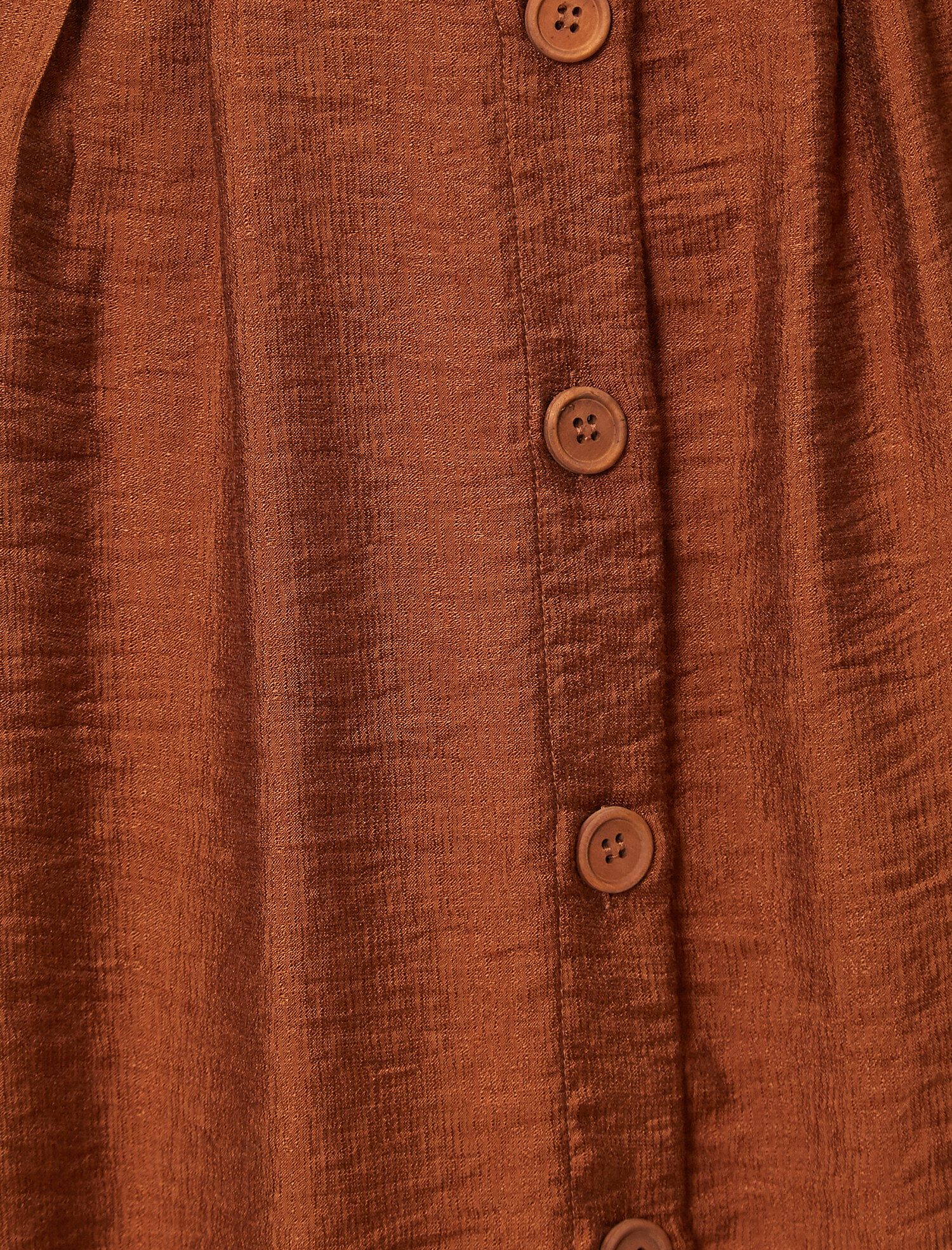   Düğme Detaylı Etek