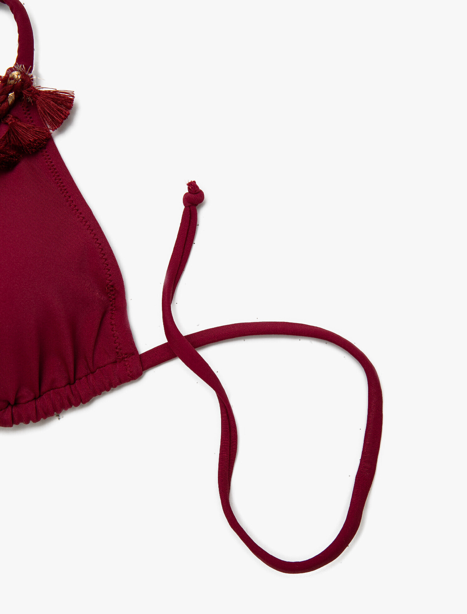   Püskül Detaylı Bikini Üstü