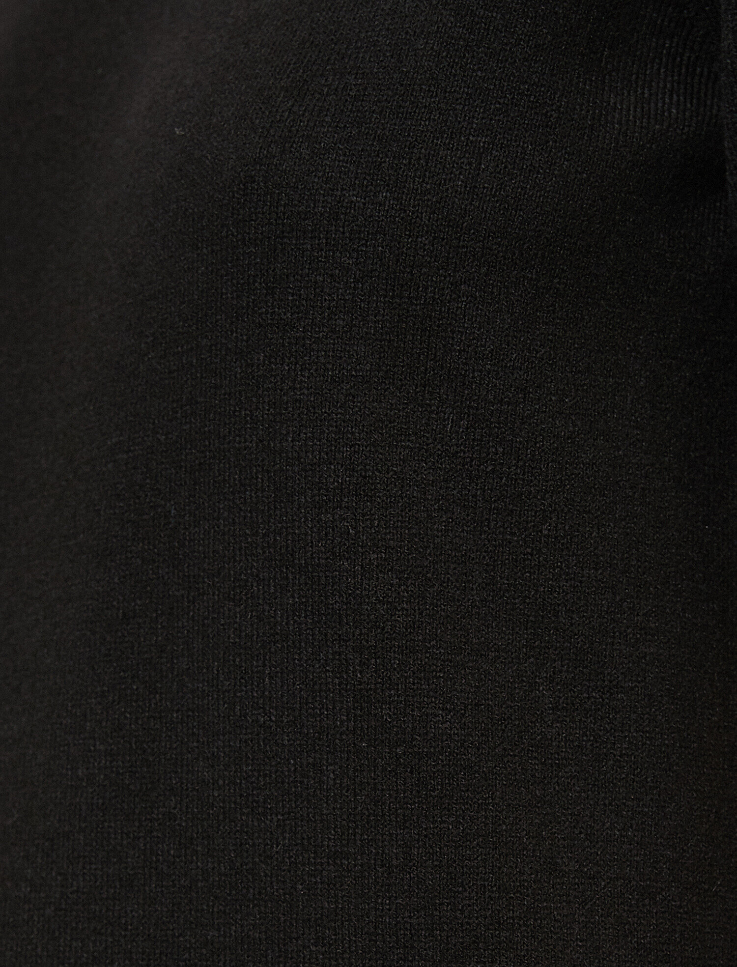   Triko Elbise Kısa Kollu Yırtmaç Detaylı