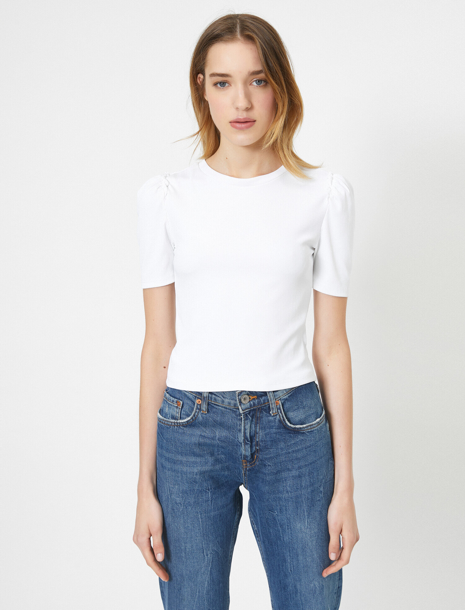   Bisiklet Yaka Kısa Kollu Tişört