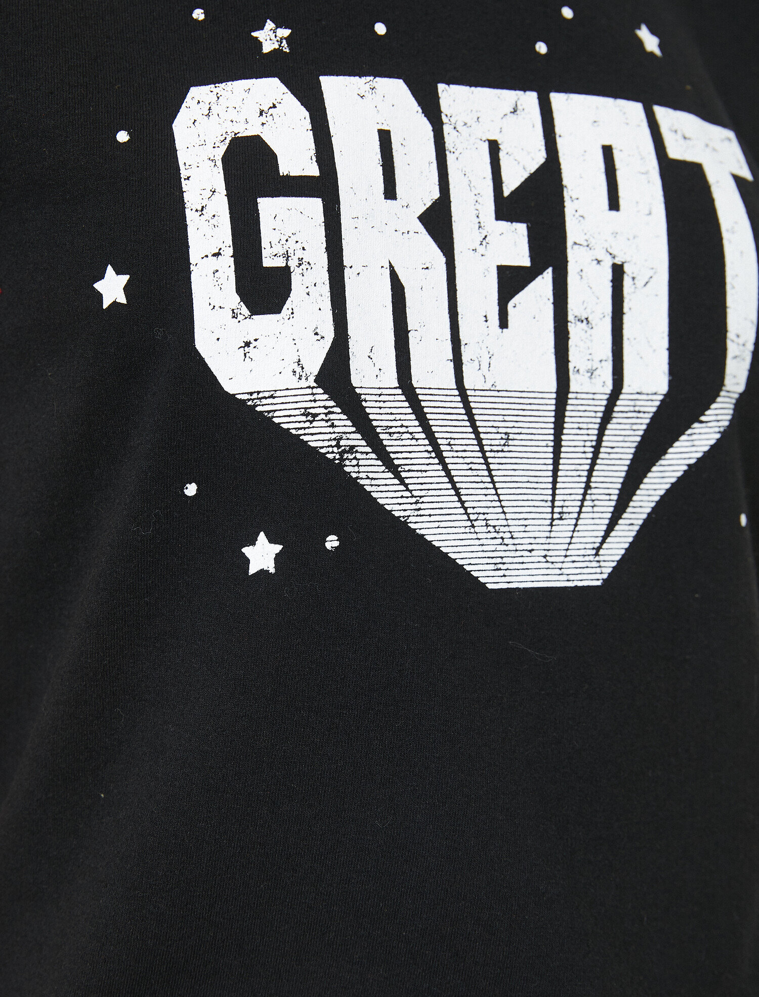   Bisiklet Yaka Baskılı Kısa Kol Tişört