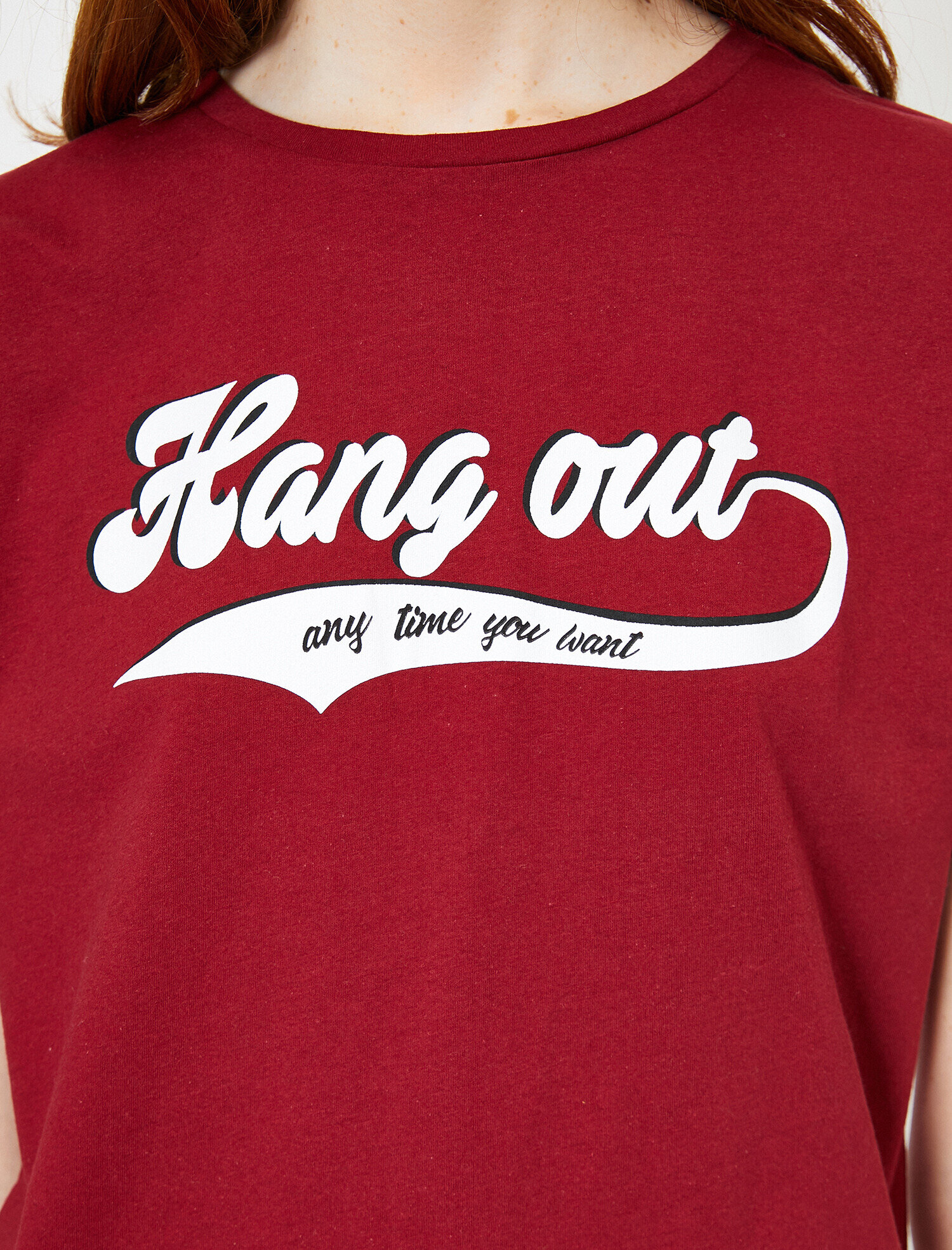   Yazılı Baskılı Tişört