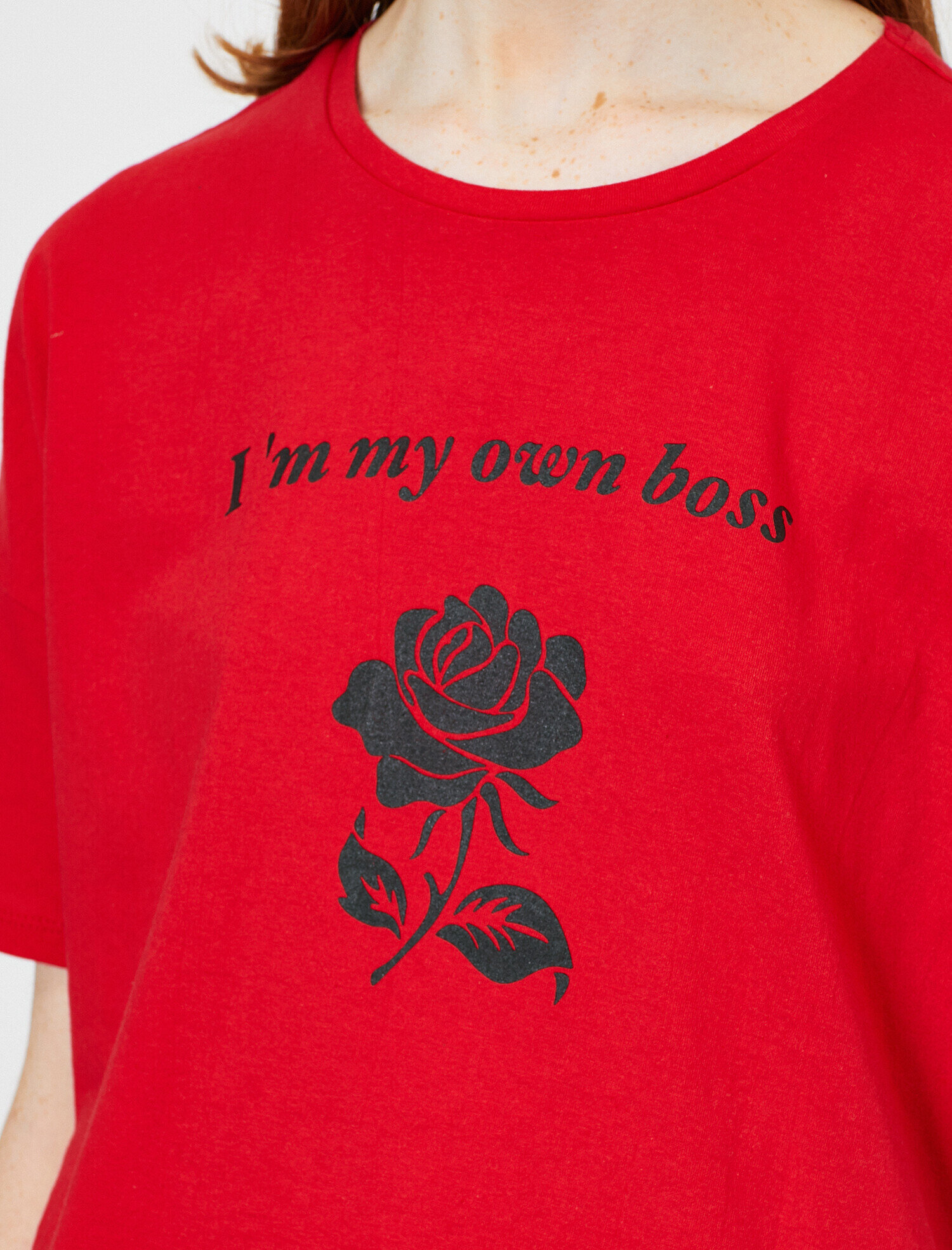   Yazılı Baskılı Tişört