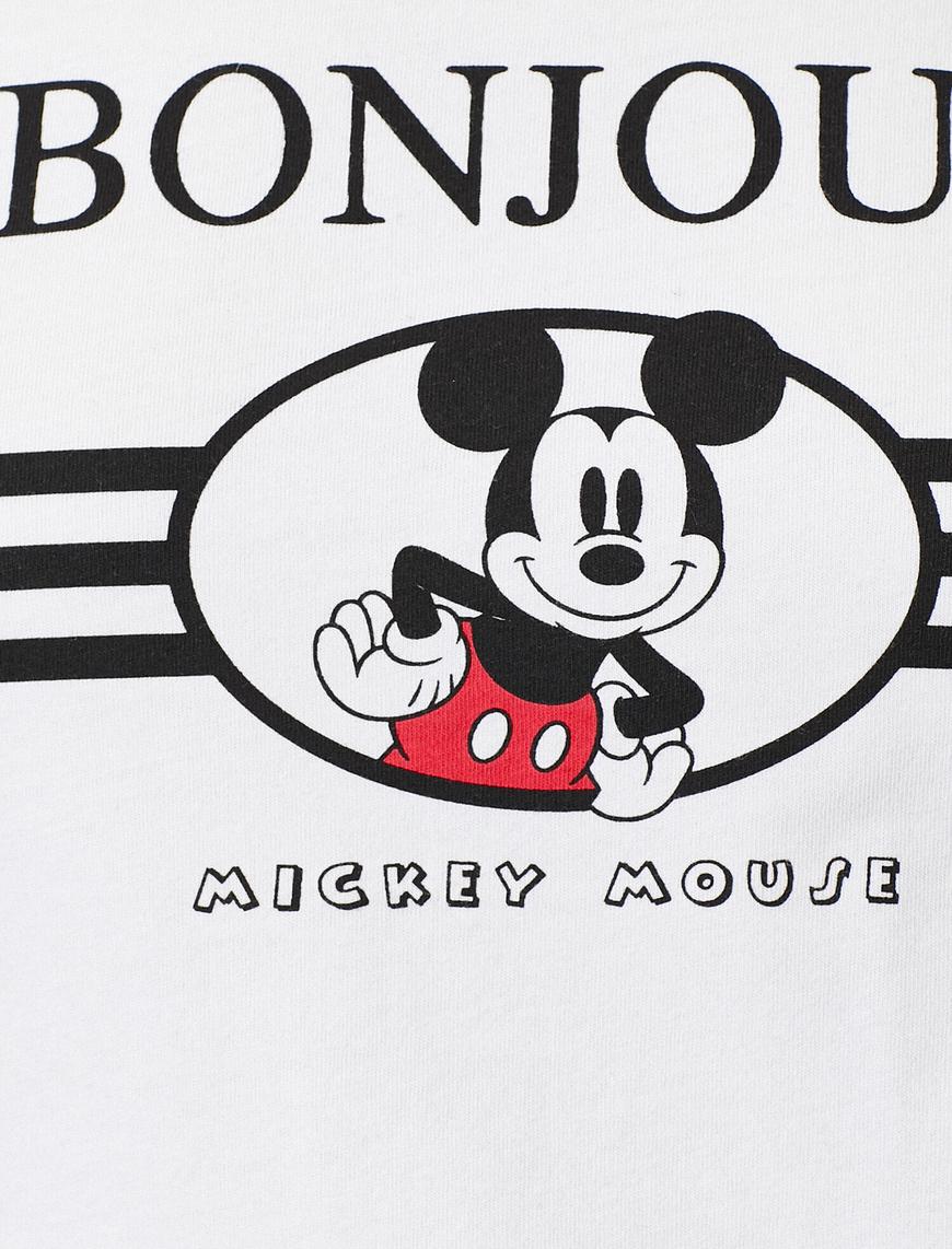   Mickey Mouse Baskılı Lisanslı Tişört