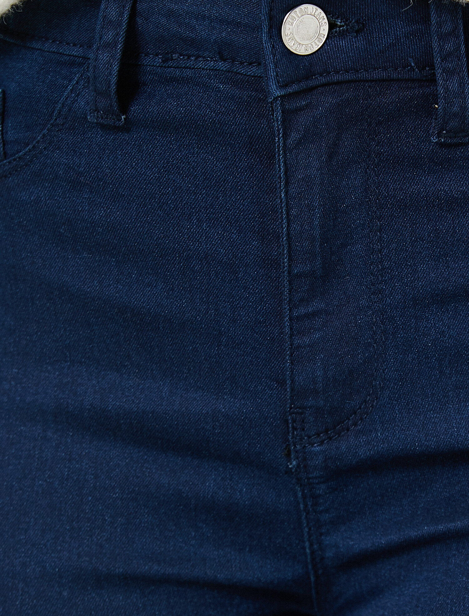   Yüksek Bel Dar Kesim Dar Paça Kot Pantolon