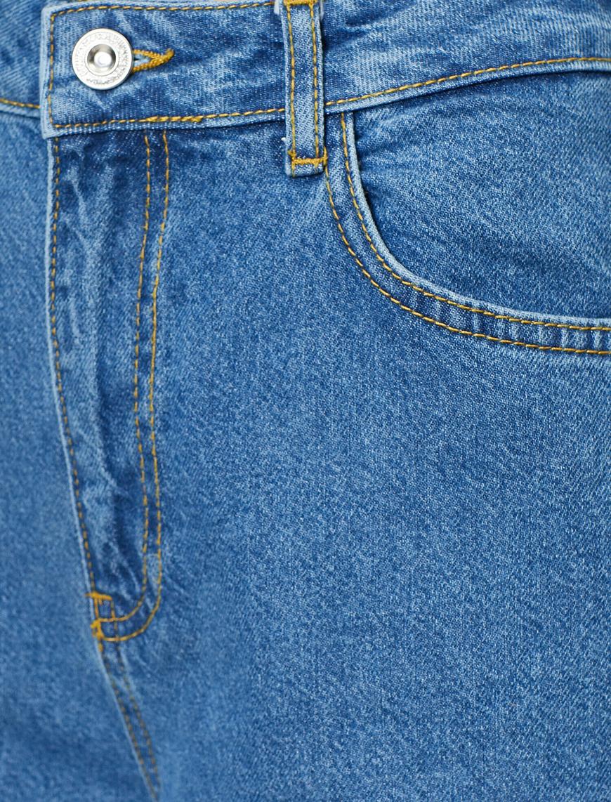   Cep Detaylı Jean Pantolon