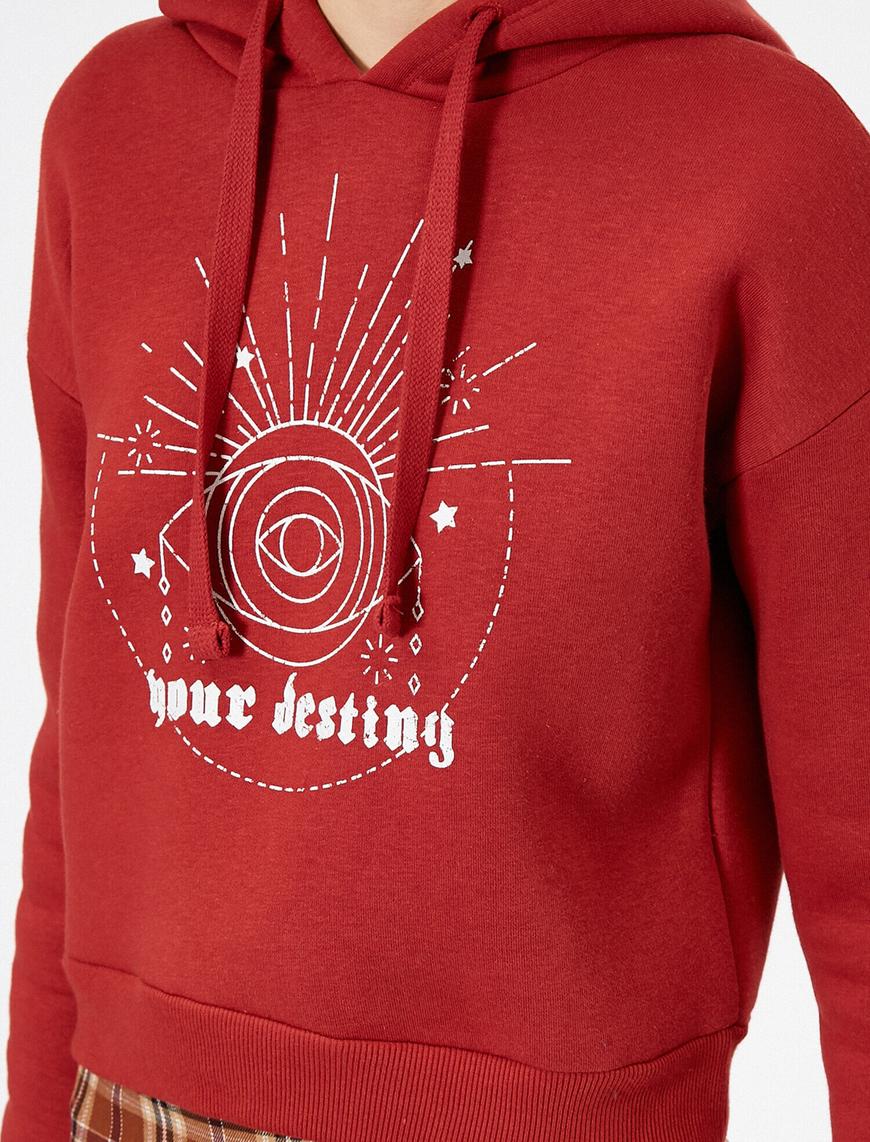   Yazılı Baskılı Sweatshirt