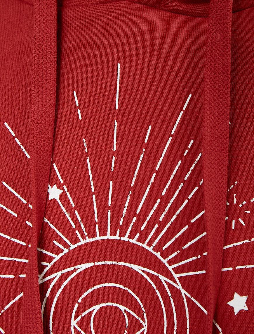   Yazılı Baskılı Sweatshirt