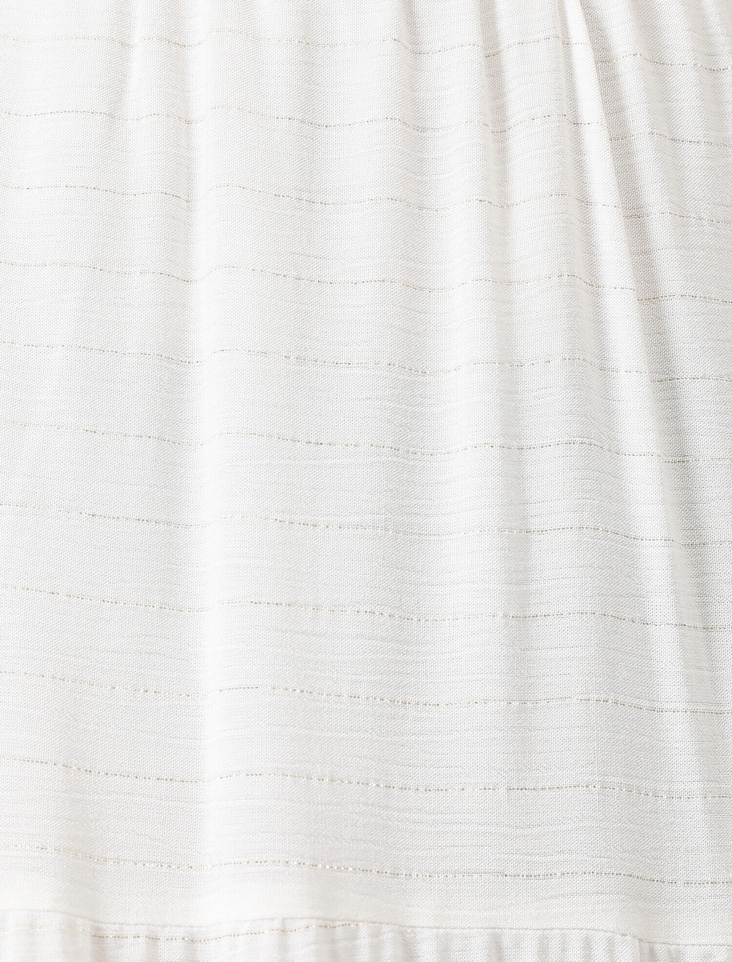   Volanlı Yüksek Bel Poplin Etek