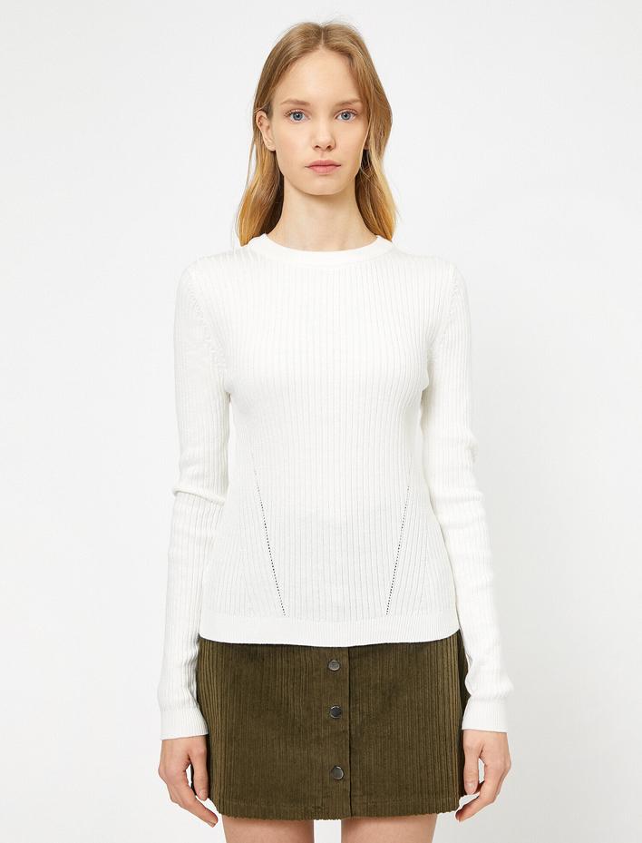  Bisiklet Yaka Triko Kazak