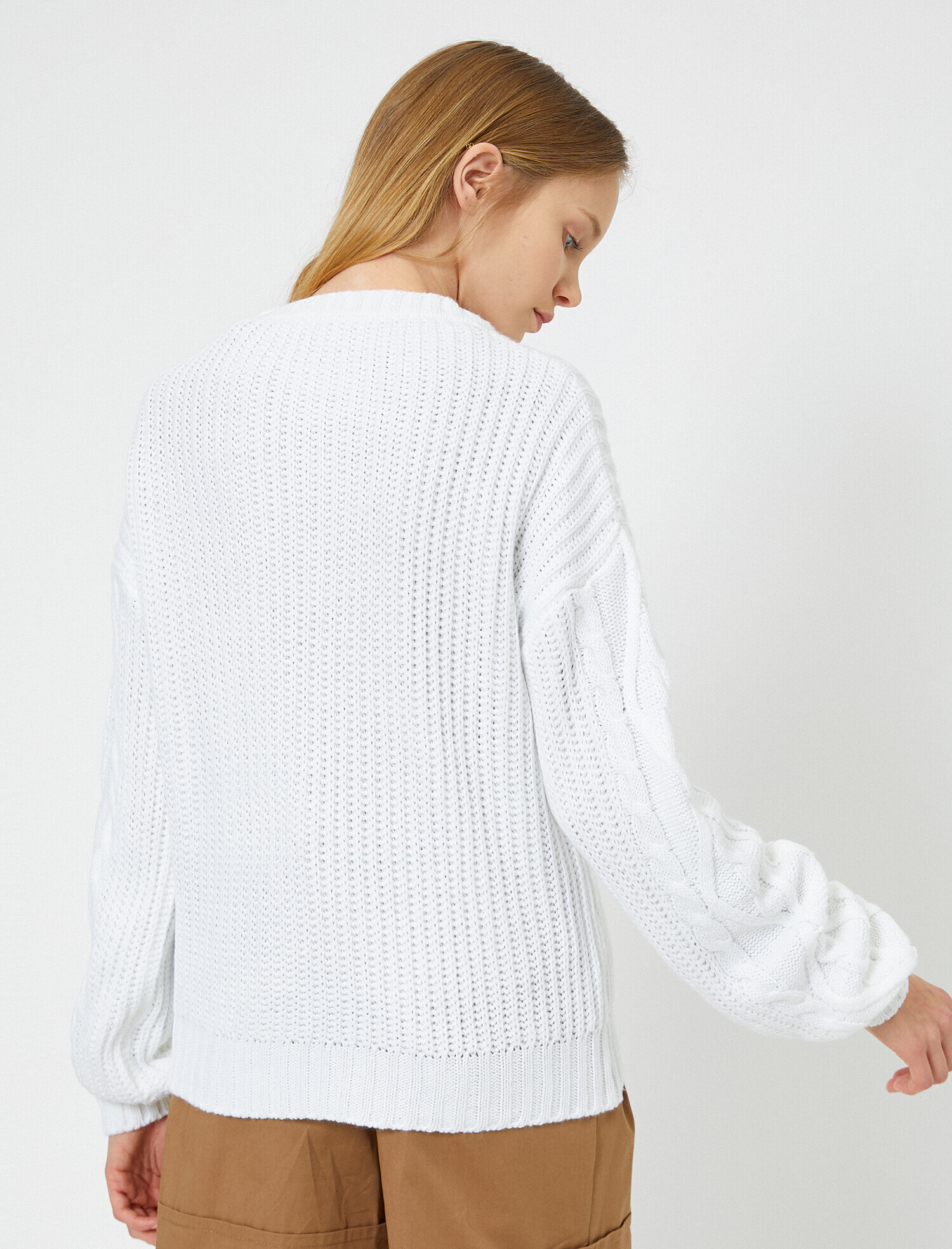   Örgülü Triko Kazak