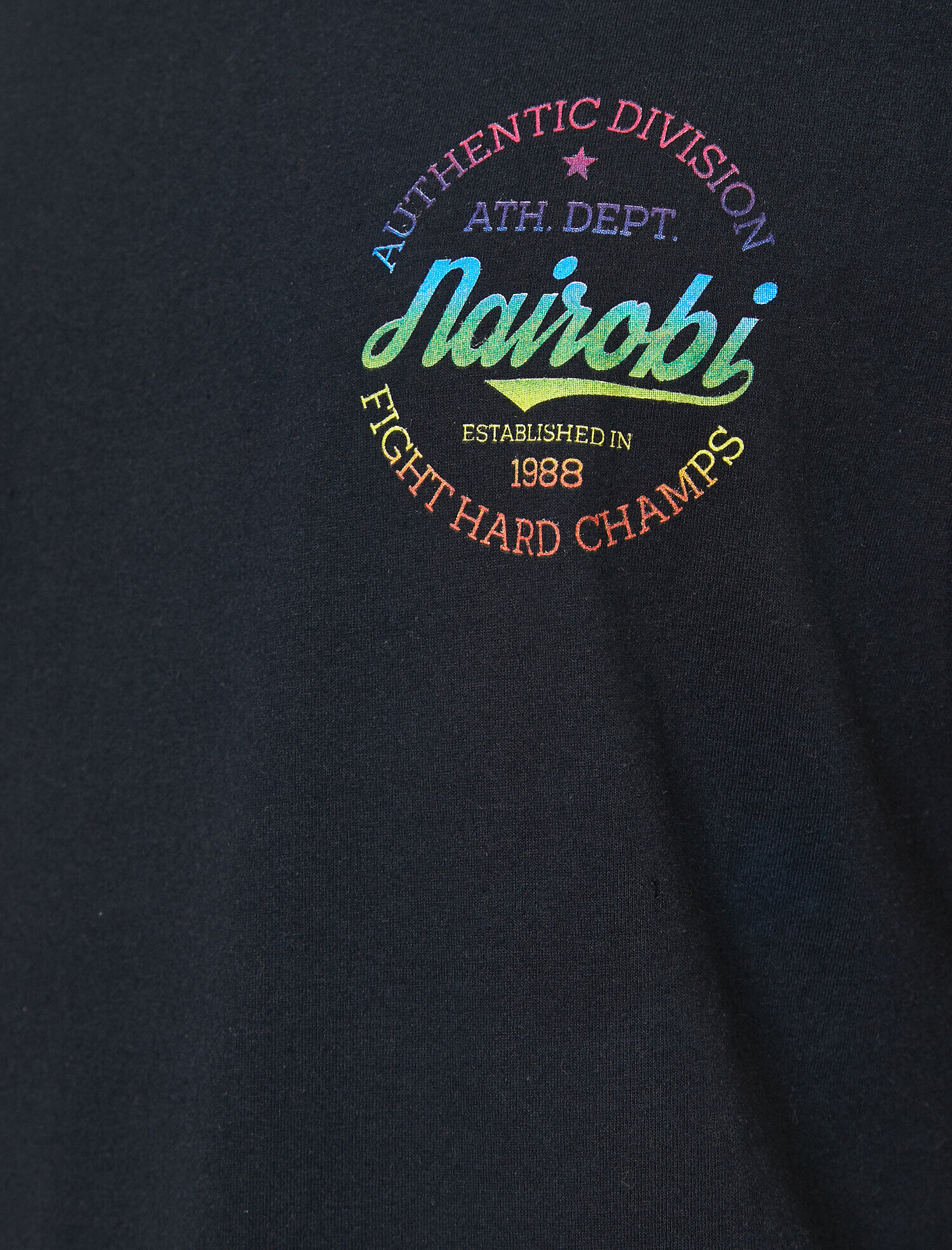   Pamuklu Bisiklet Yaka Baskılı Atlet