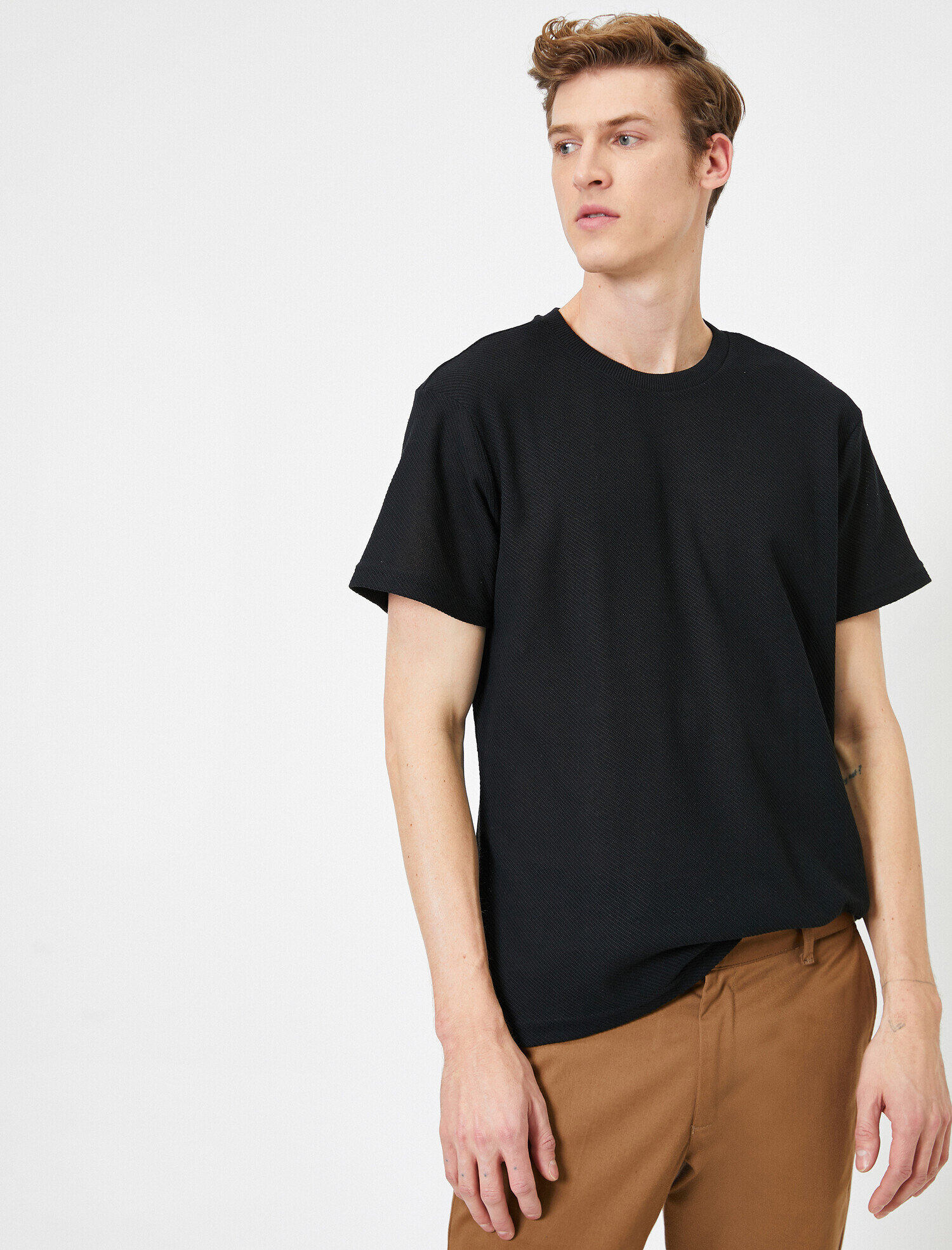   Bisiklet Yaka Tişört