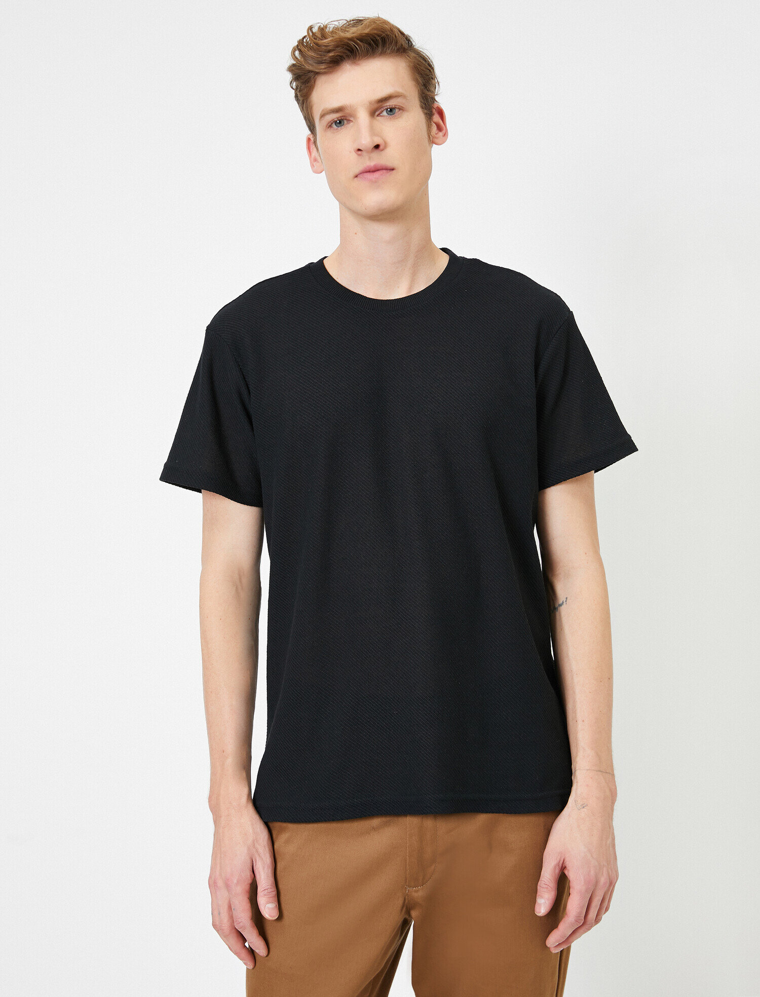   Bisiklet Yaka Tişört