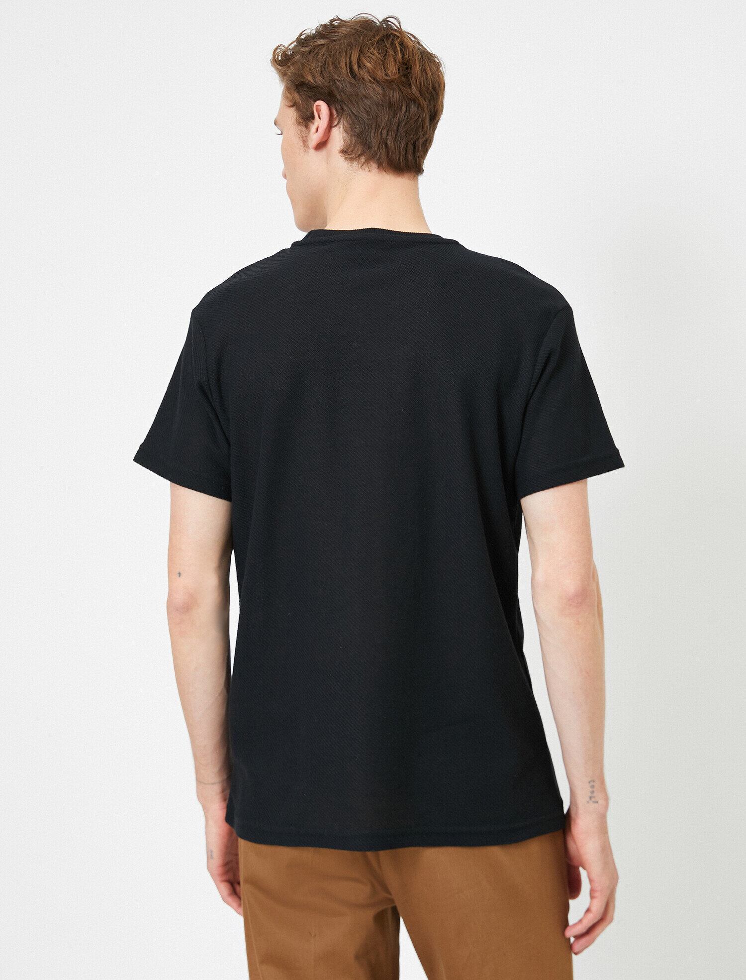   Bisiklet Yaka Tişört